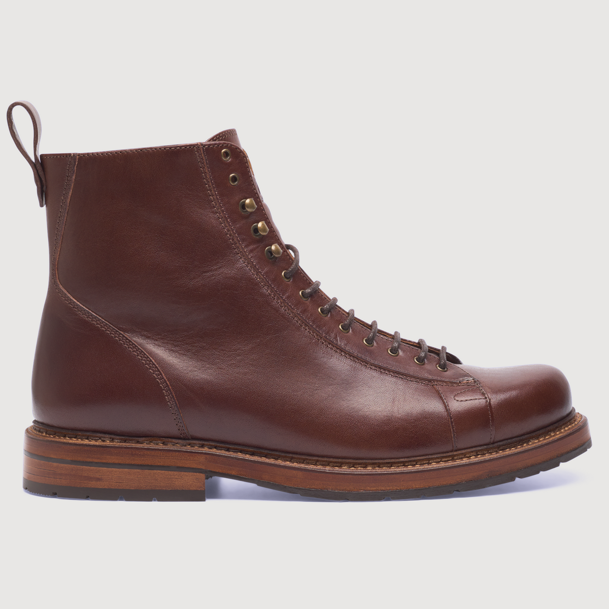 Heinrich Dinkelacker Herren Stiefeletten Rio Plain BC - Dunkelbraun