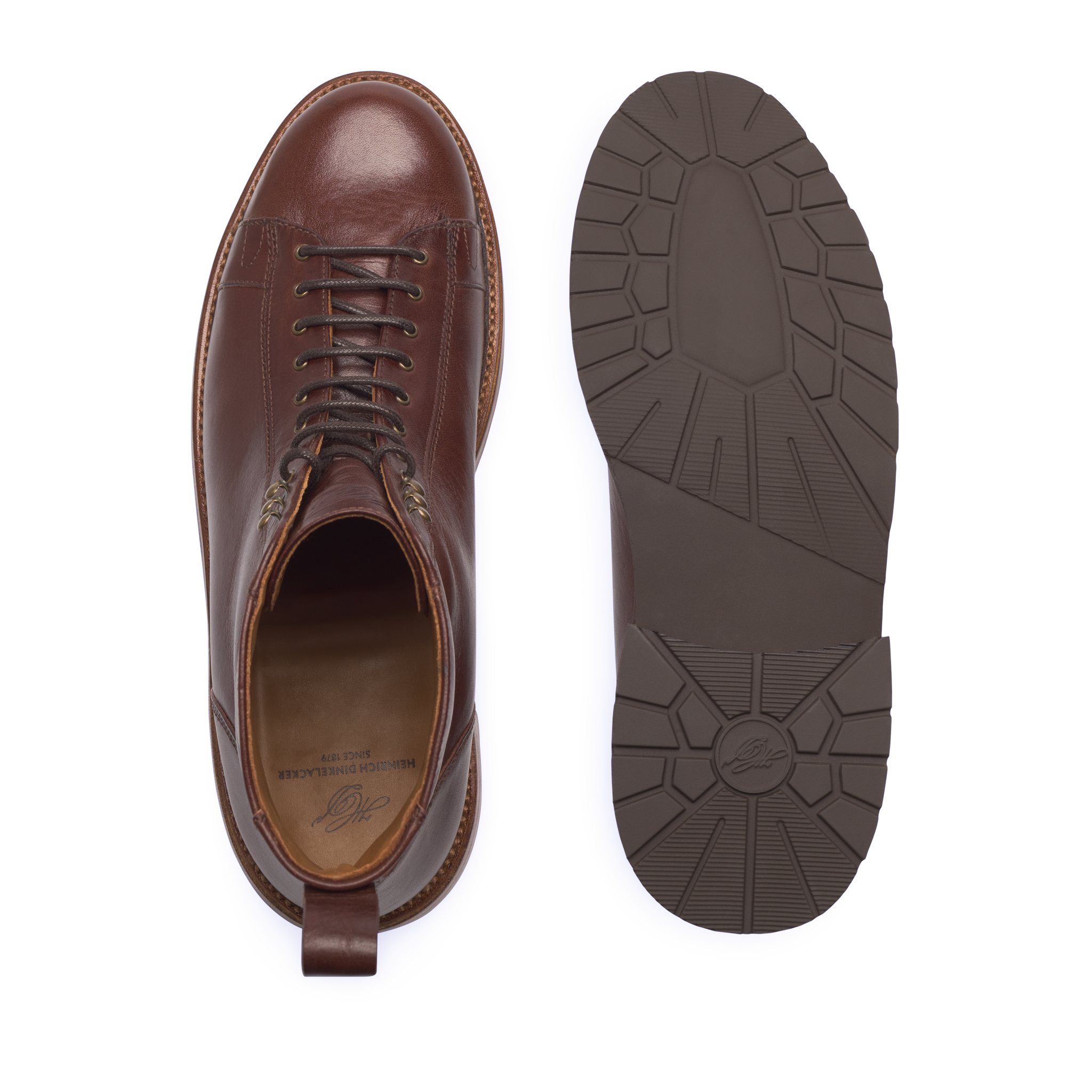 Heinrich Dinkelacker Men's Rio Plain BC - Dark Brown