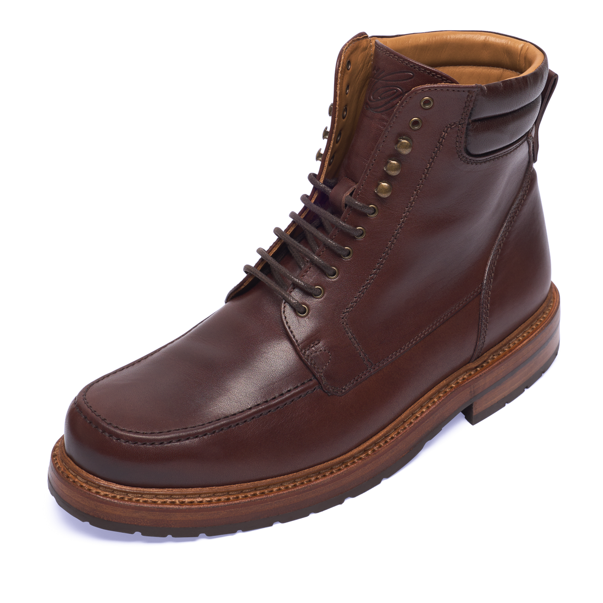 Heinrich Dinkelacker Herren Boot Rio Plain Dunkelbraun