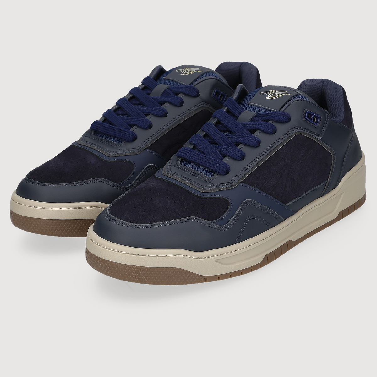 Heinrich Dinkelacker Herren Sneaker Los Angeles Plain Dunkelblau