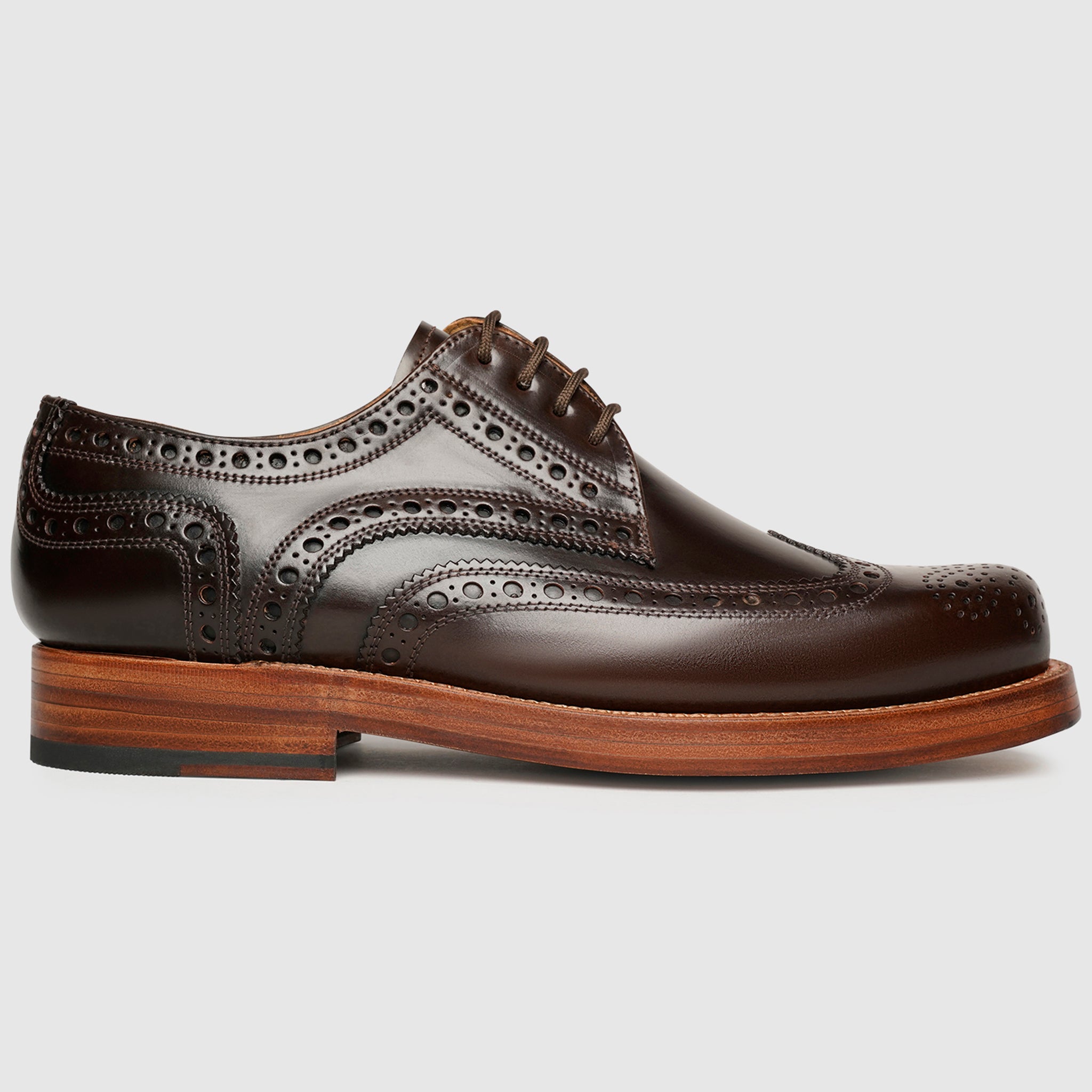 Heinrich Dinkelacker Herren Rio Full-Brogue C - Dark Cognac