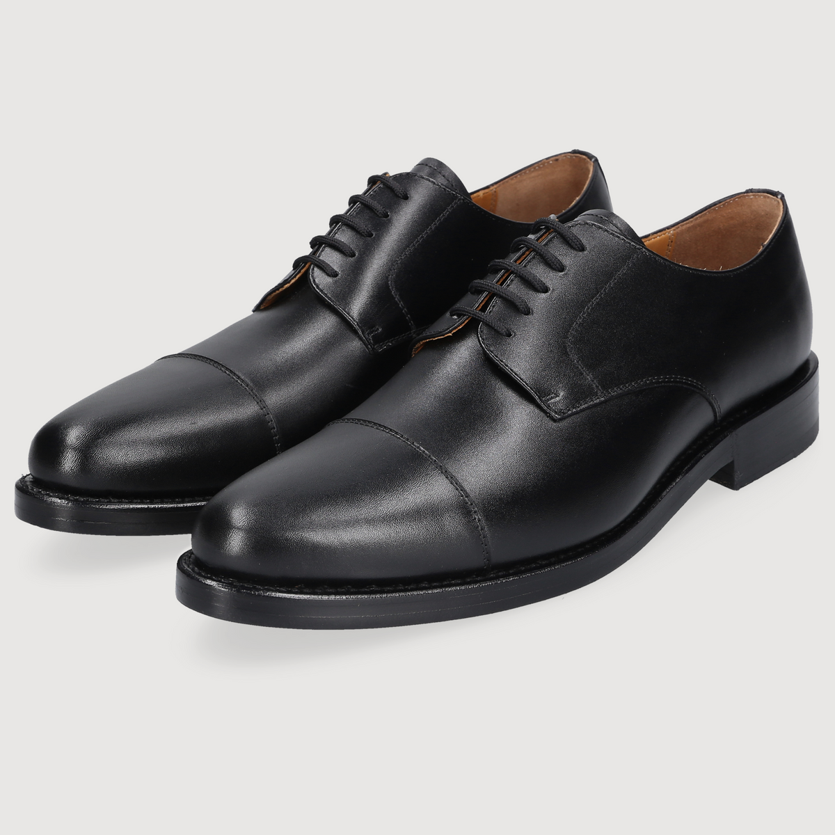 Heinrich Dinkelacker Herren Klassiker Milano Captoe Schwarz