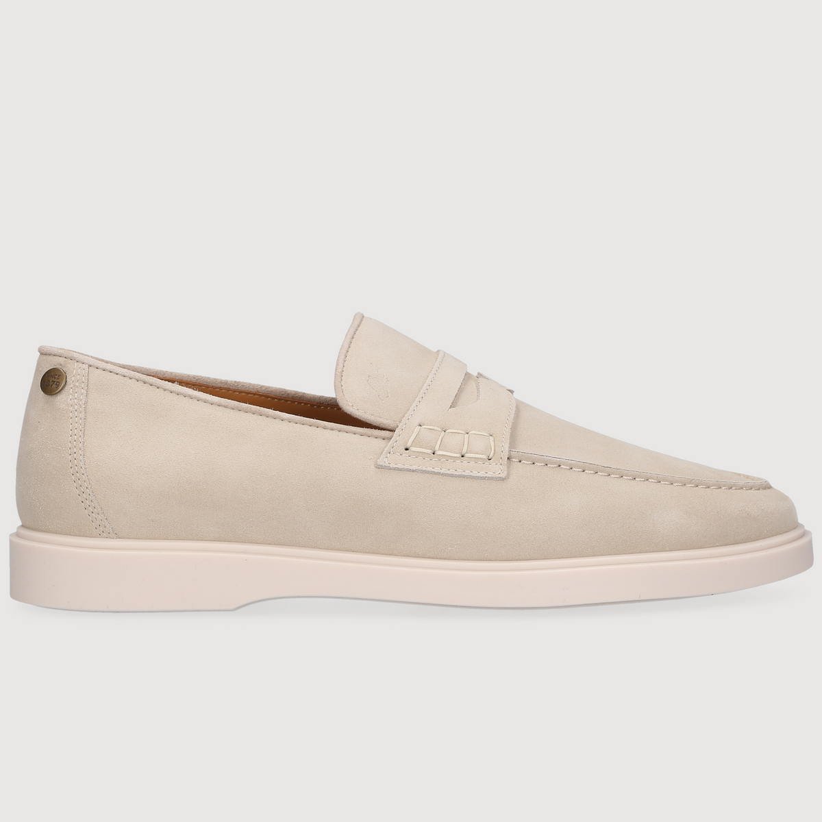 Heinrich Dinkelacker Herren Loafer Genua Penny Loafer V - Beige