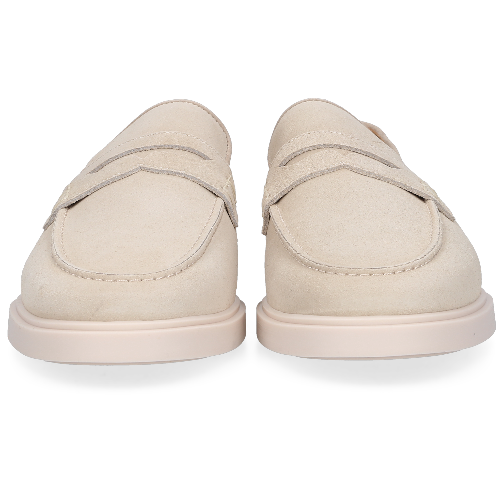 Heinrich Dinkelacker Herren Genua Penny Loafer V - Beige
