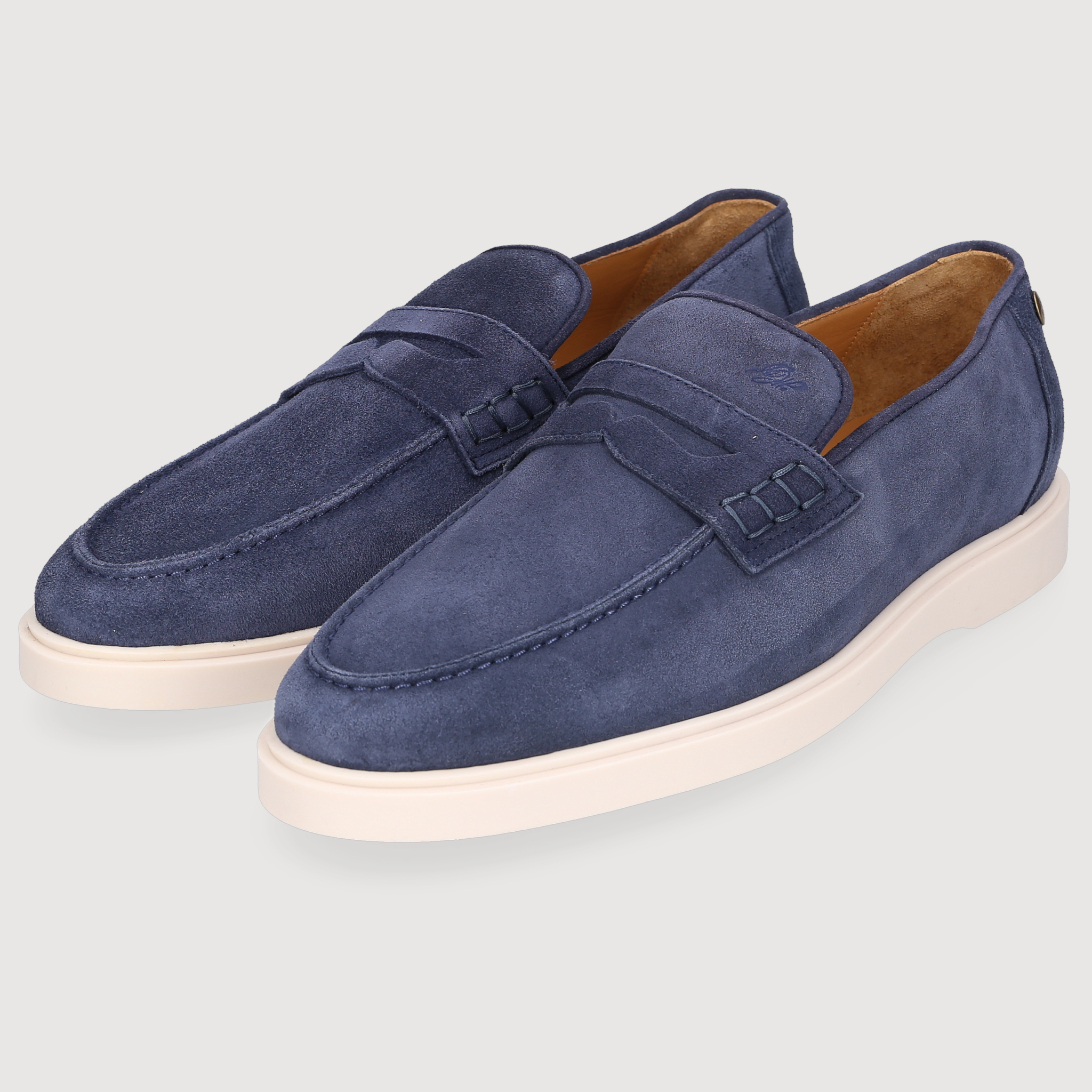 Heinrich Dinkelacker Men's Genua Penny Loafer V - Navy