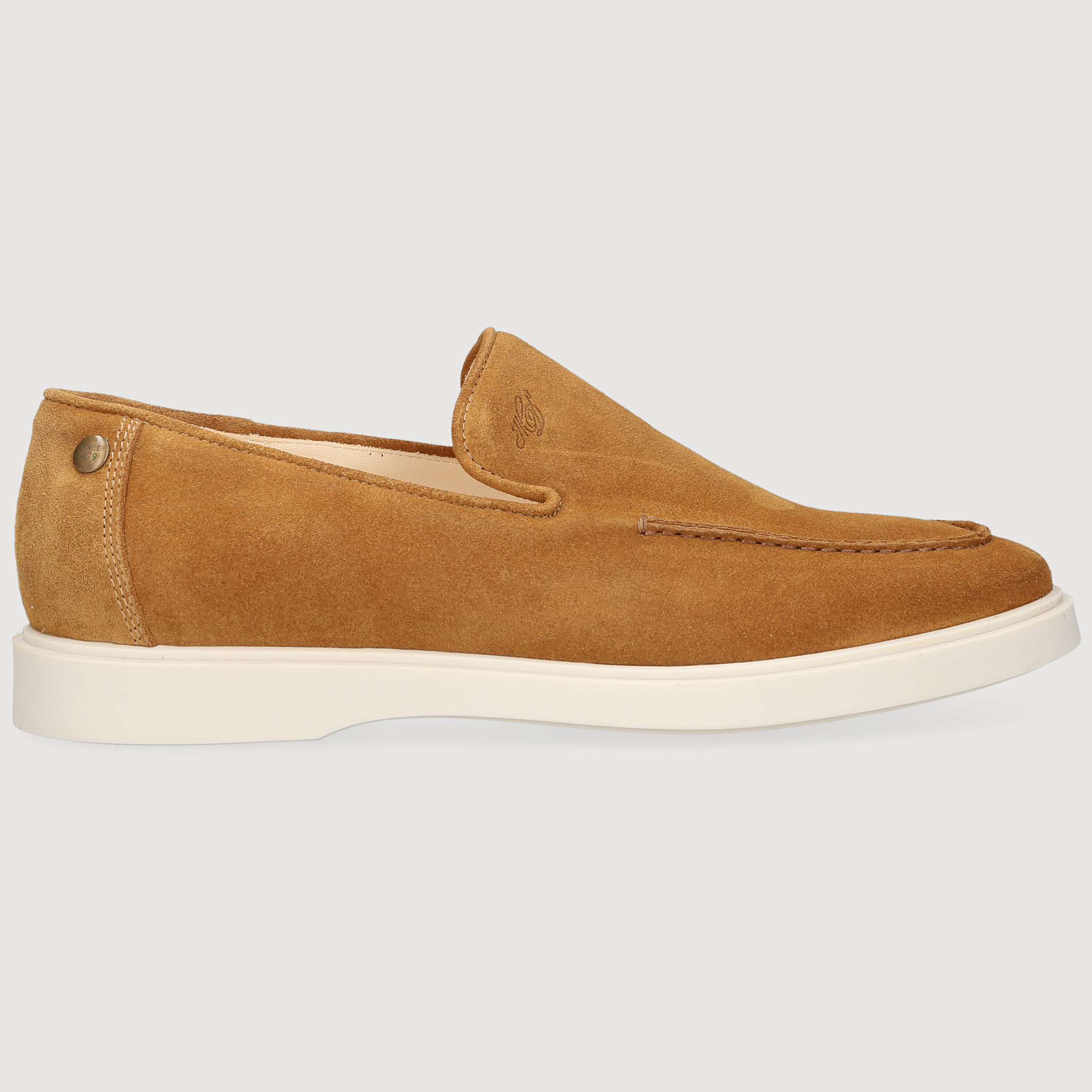 Heinrich Dinkelacker Men's Loafer Genua Plain Brown