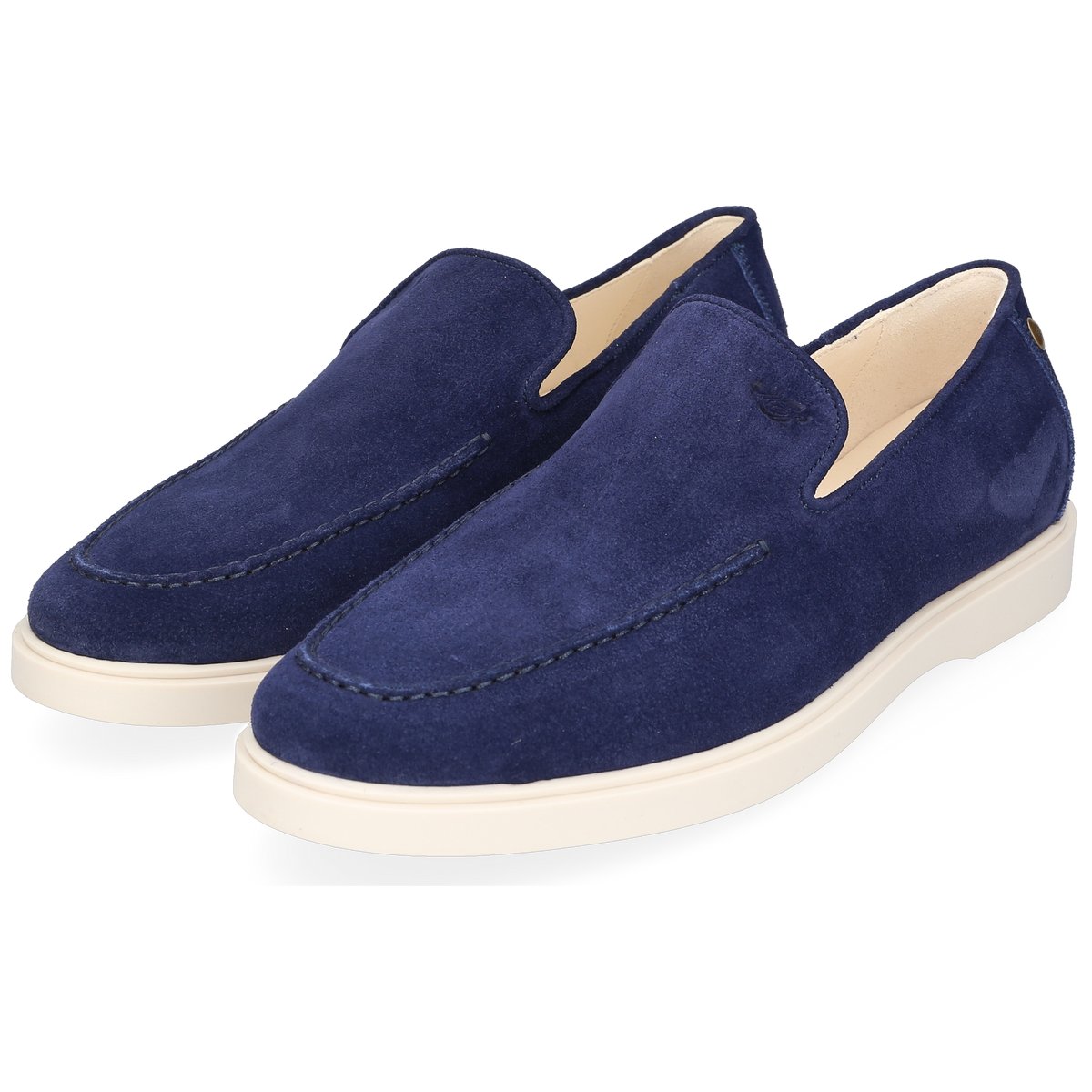 Heinrich Dinkelacker Herren Loafer Genua Plain Blau