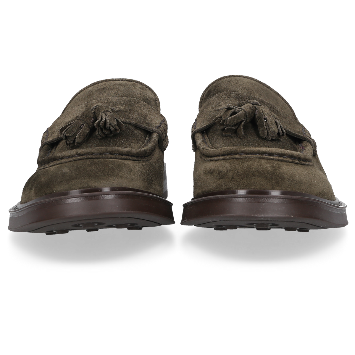 Heinrich Dinkelacker Herren Loafer Florenz Plain V - Dunkelgrün