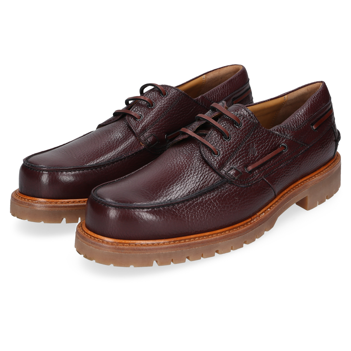Heinrich Dinkelacker Herren Bootsschuh Miami Plain Bordo
