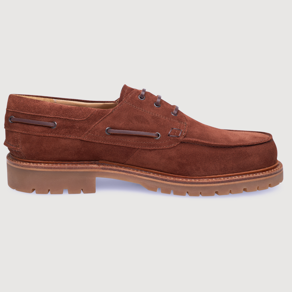 Heinrich Dinkelacker Men's Miami Plain V - Reddish Brown