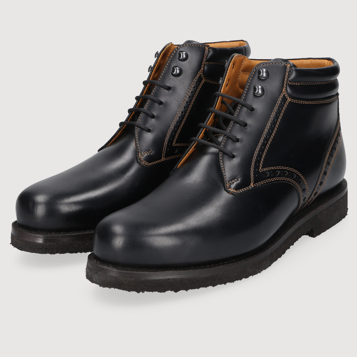 Heinrich Dinkelacker Herren Boot Buda Plain Schwarz