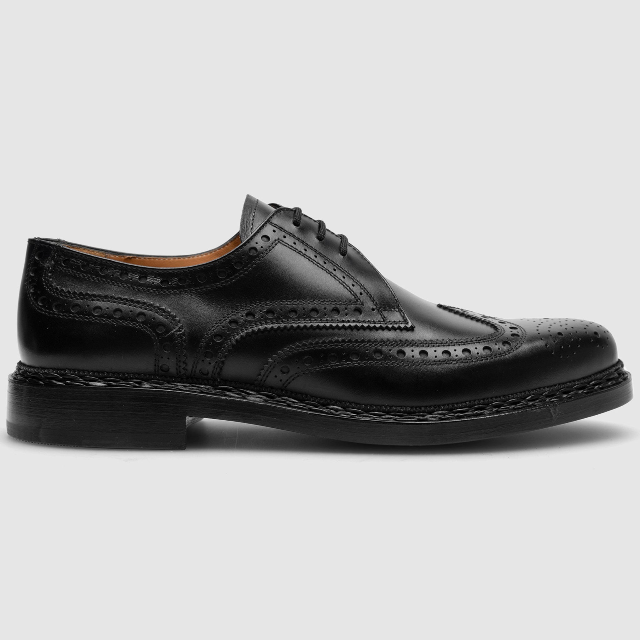 Heinrich Dinkelacker Men's Buda Full-Brogue BC - Black