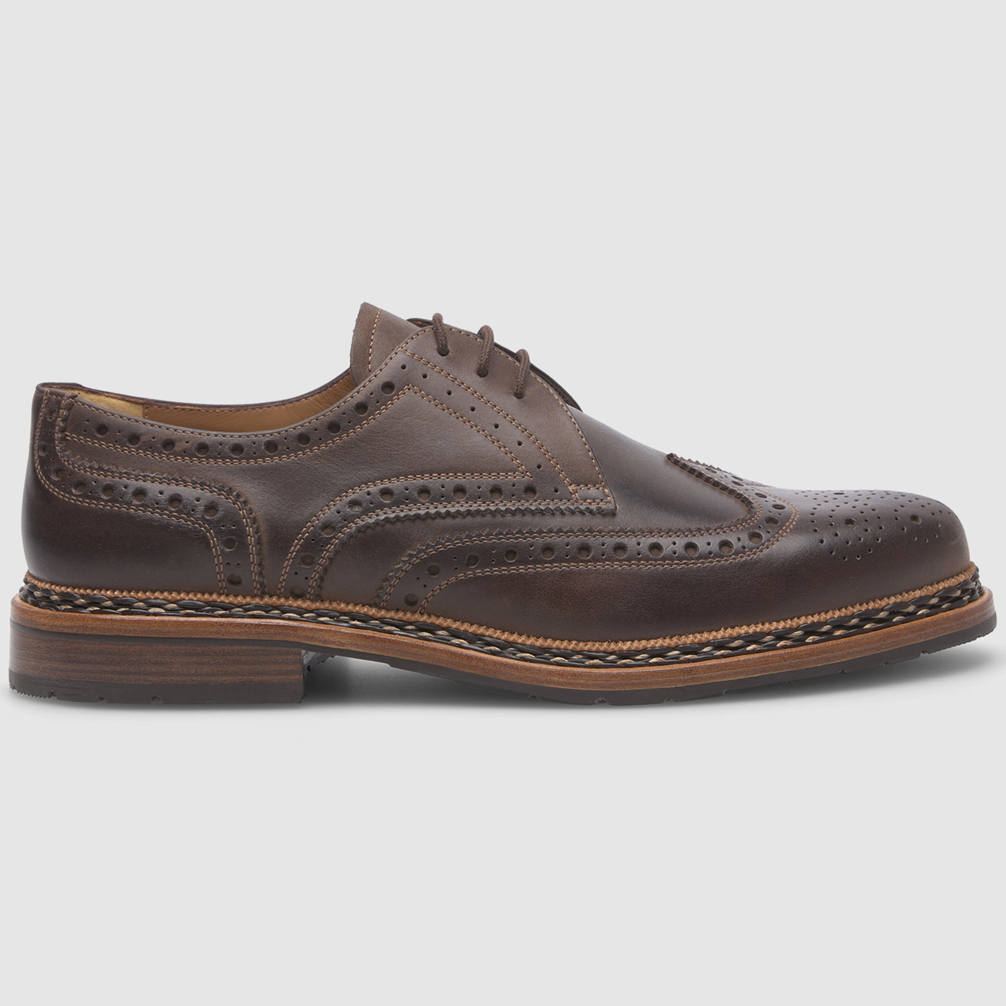 Heinrich Dinkelacker Men's Buda Full-Brogue H - Mocca