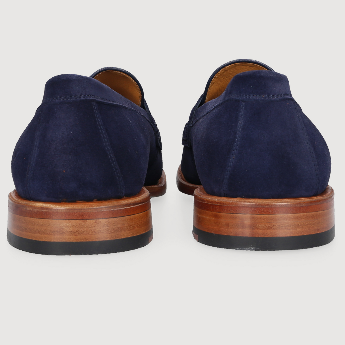 Heinrich Dinkelacker Herren Loafer Wien Penny Blau