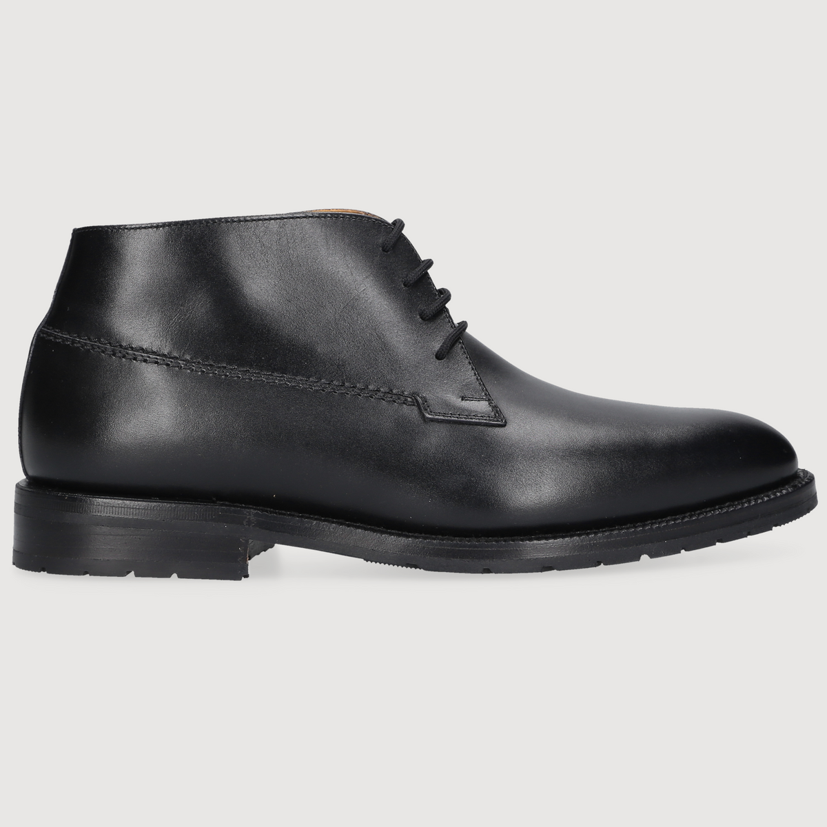 Heinrich Dinkelacker Herren Boot Luzern Plain Schwarz