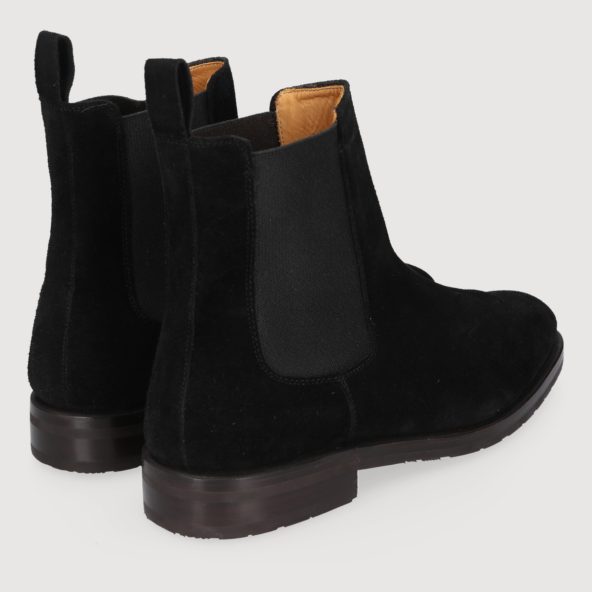 Heinrich Dinkelacker Herren Boot Luzern Plain Schwarz