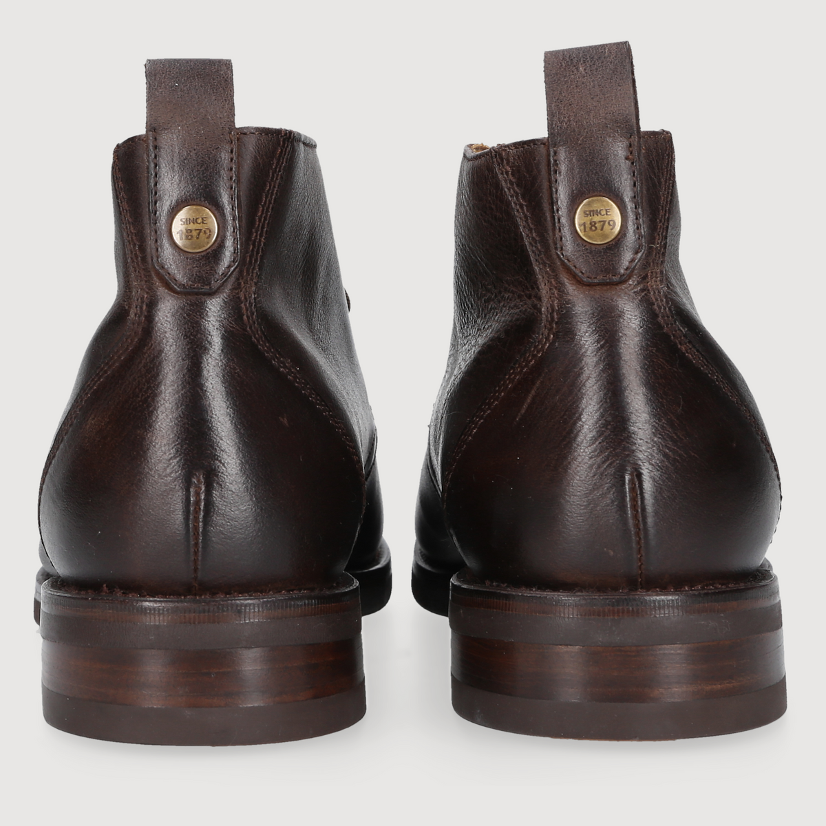 Heinrich Dinkelacker Herren Boot Genf Plain Dunkelbraun
