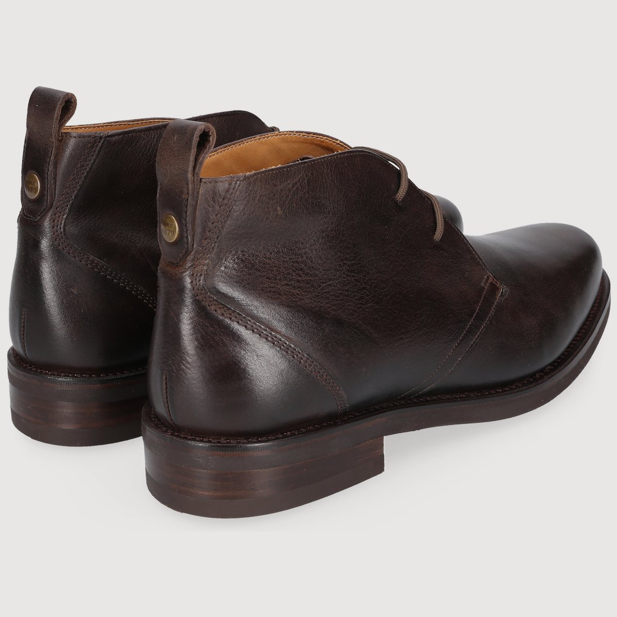 Heinrich Dinkelacker Herren Boot Genf Plain Dunkelbraun