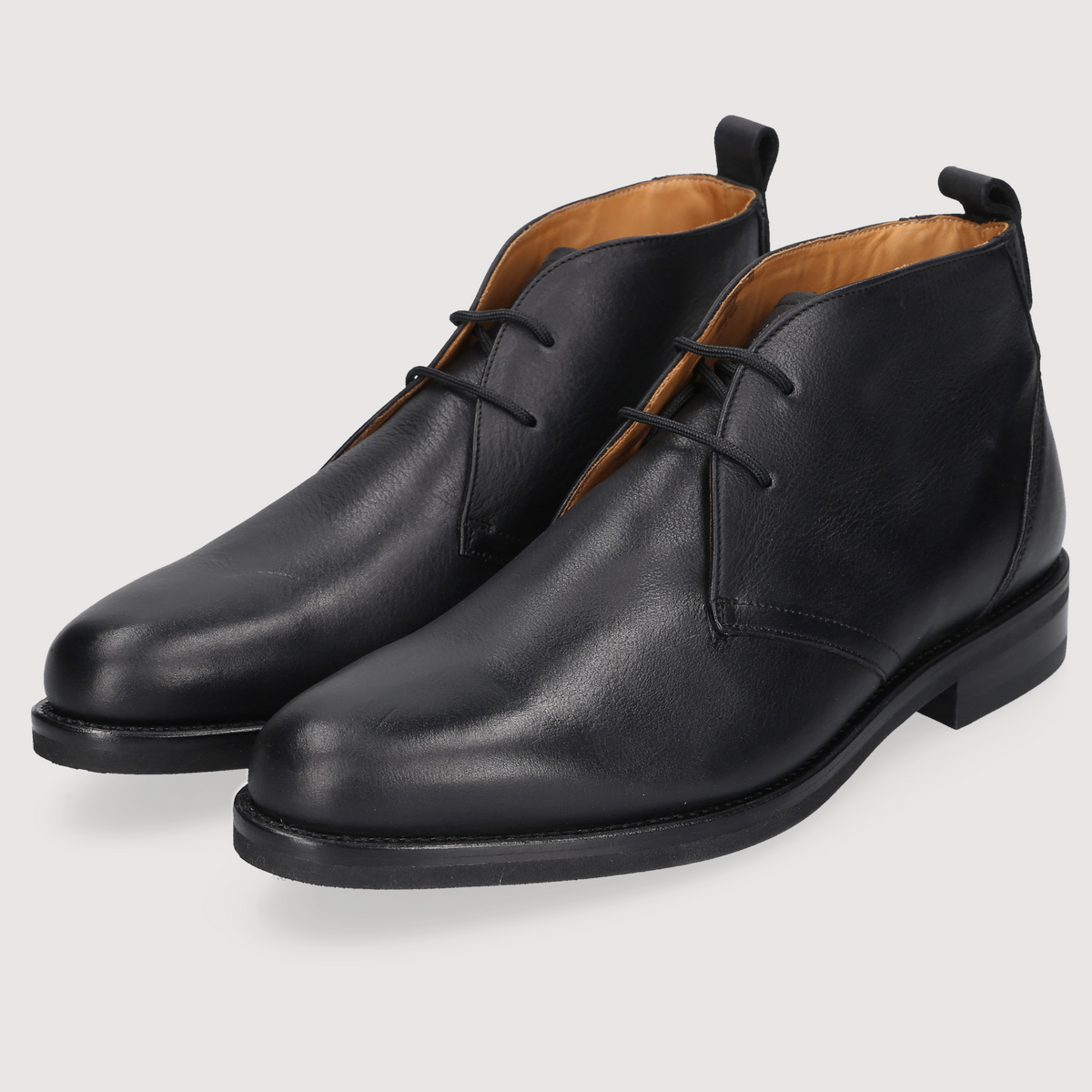 Heinrich Dinkelacker Herren Boot Genf Plain Schwarz