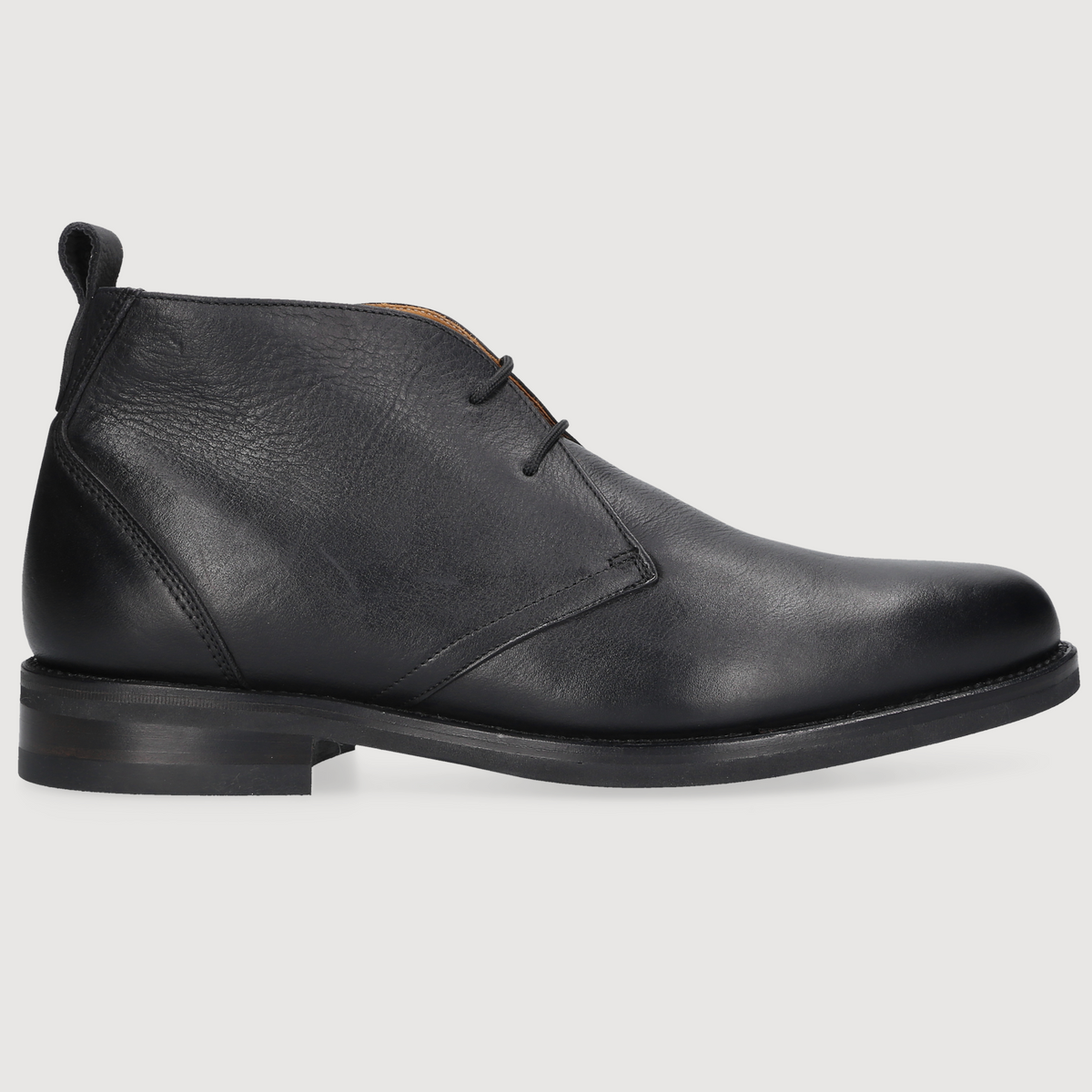 Heinrich Dinkelacker Herren Boot Genf Plain Schwarz