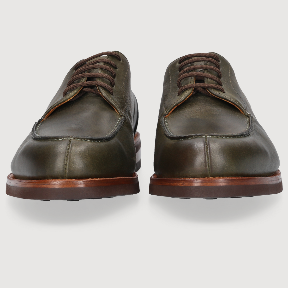 Heinrich Dinkelacker Herren Businessschuhe Genf Norweger N - Dunkelgrün