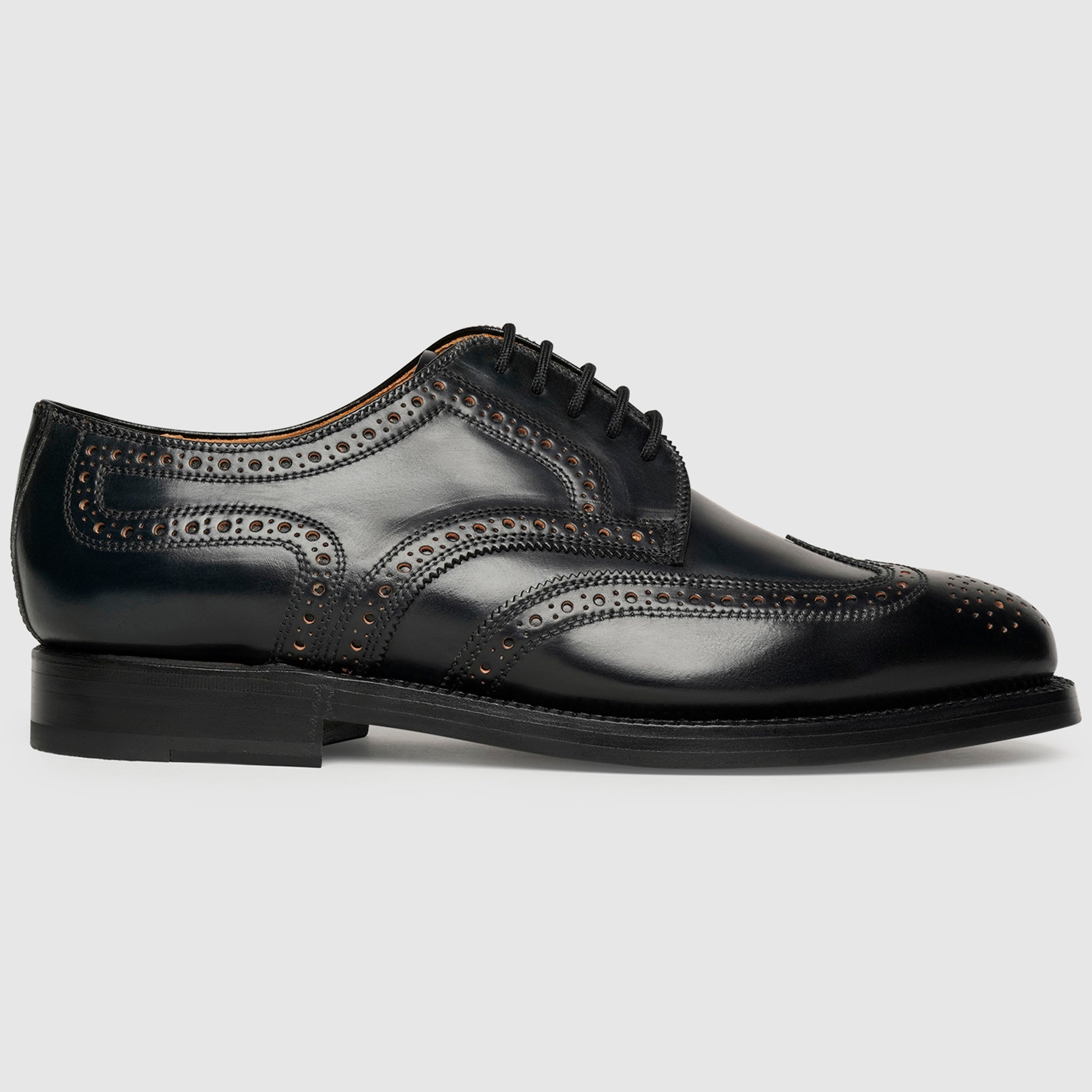 Heinrich Dinkelacker Herren Businessschuhe London Full-Brogue C - Schw