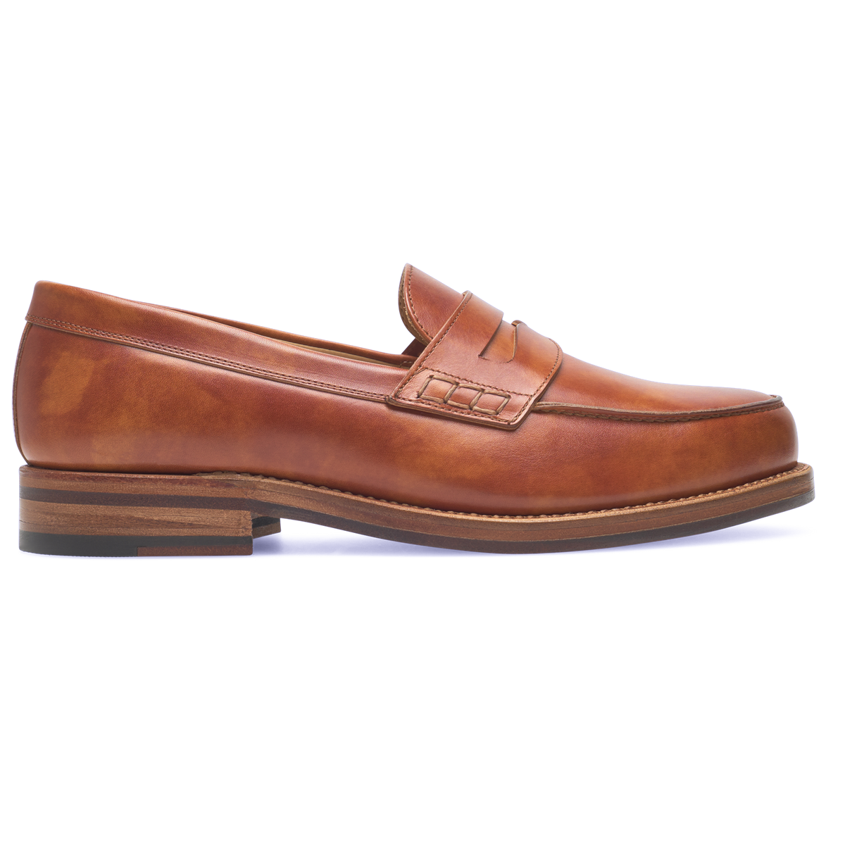 Heinrich Dinkelacker Herren Loafer Janosh K Plain TC - Cognac