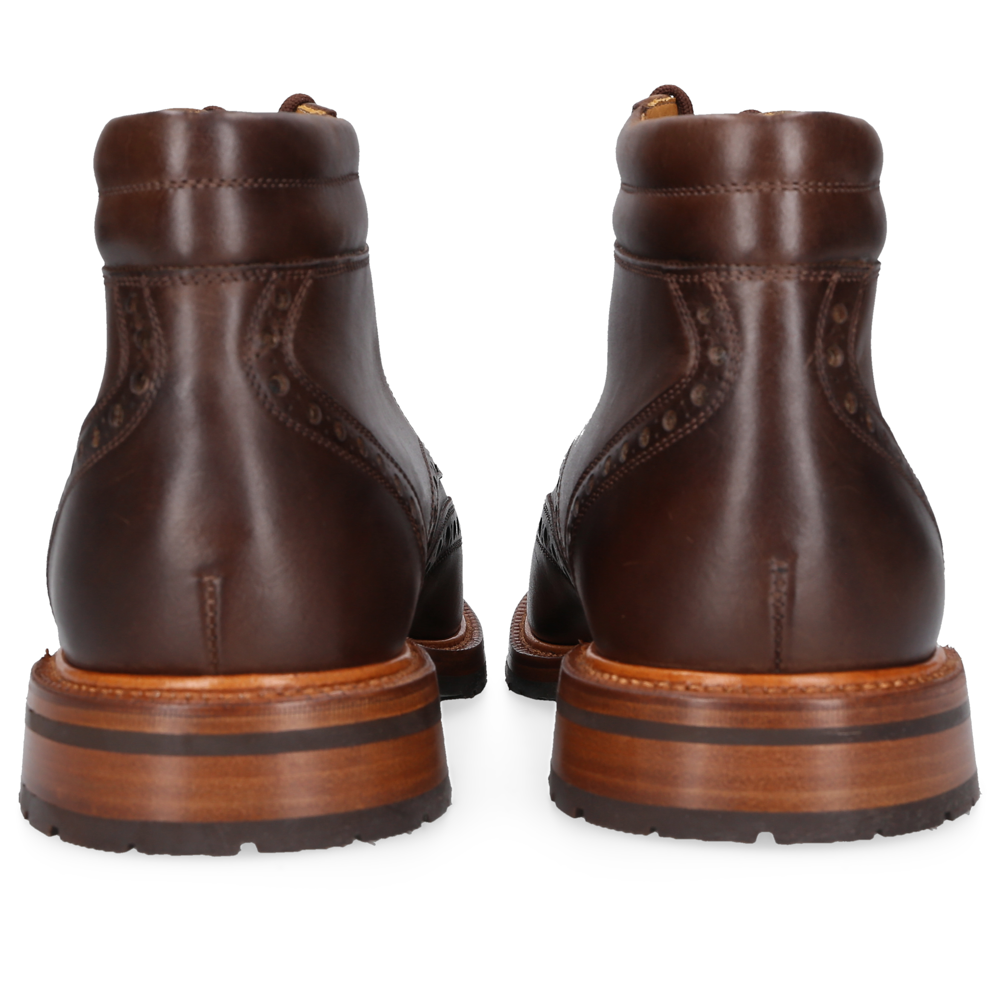 Heinrich Dinkelacker Herren Janosh Full Brogue H - Dunkelbraun