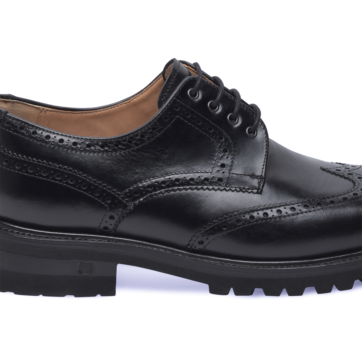 Henry Stevens Herren Businessschuhe Harry FBD5 - Schwarz