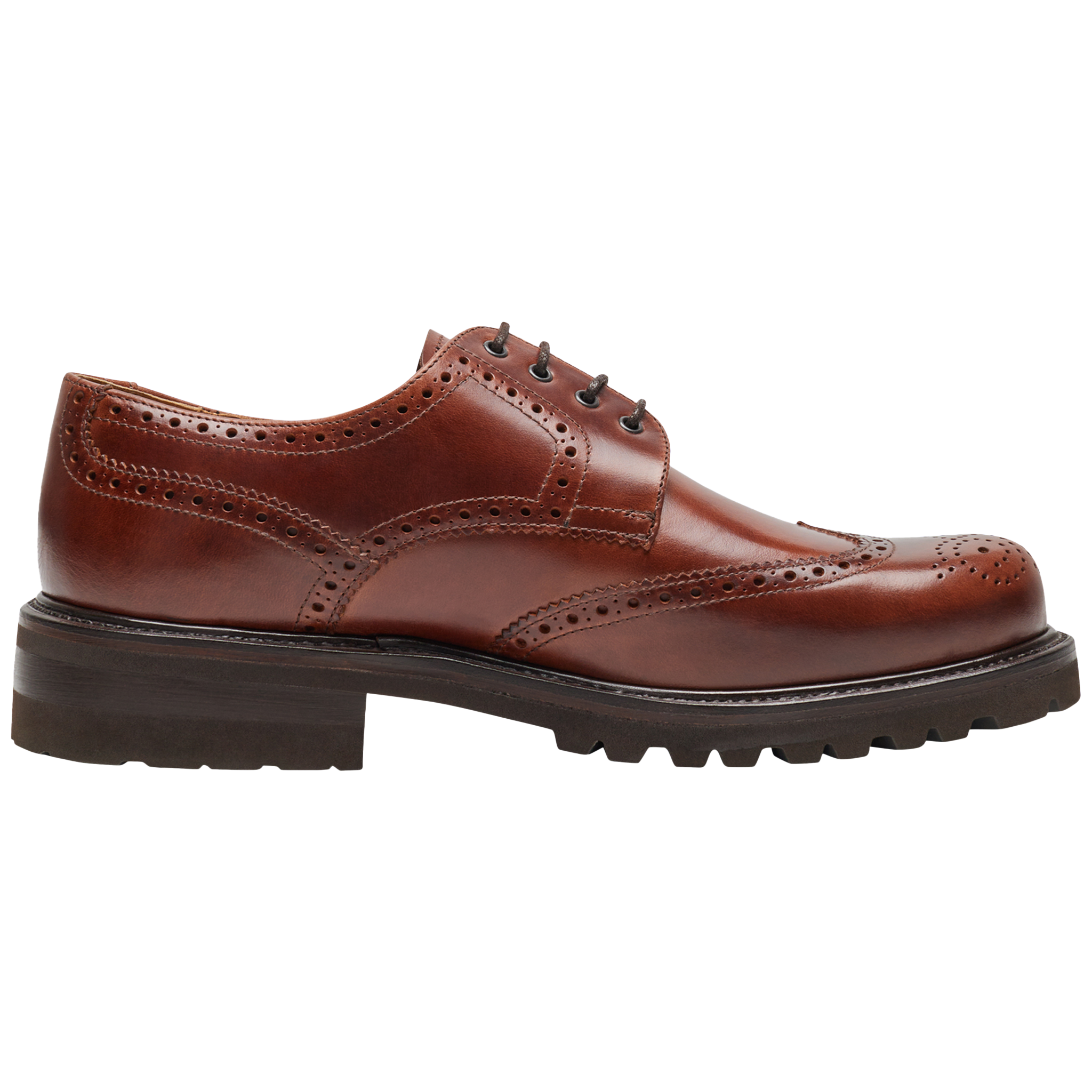 Henry Stevens Herren Businessschuhe Harry FBD5 - Mittelbraun