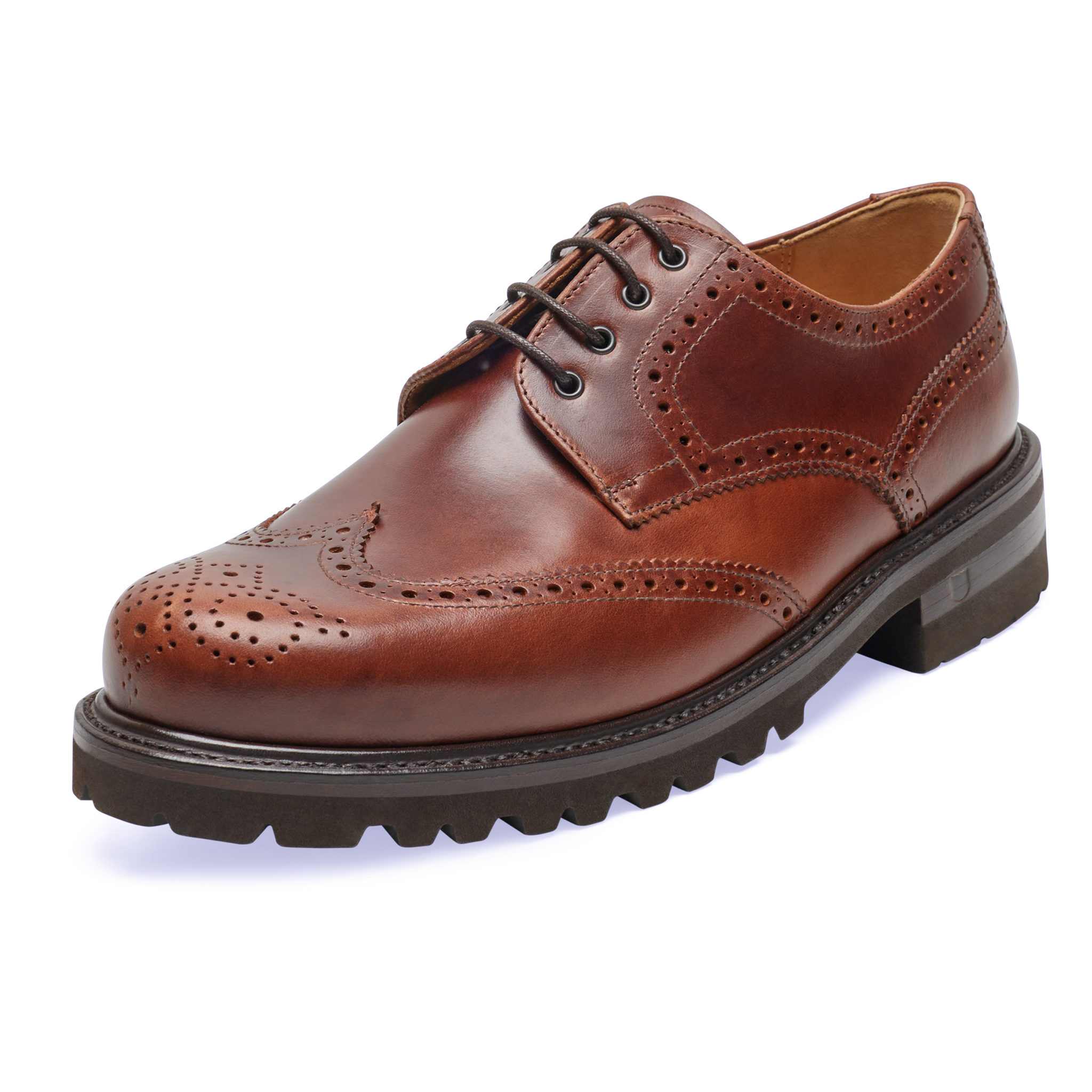 Henry Stevens Herren Businessschuhe Harry FBD5 - Mittelbraun