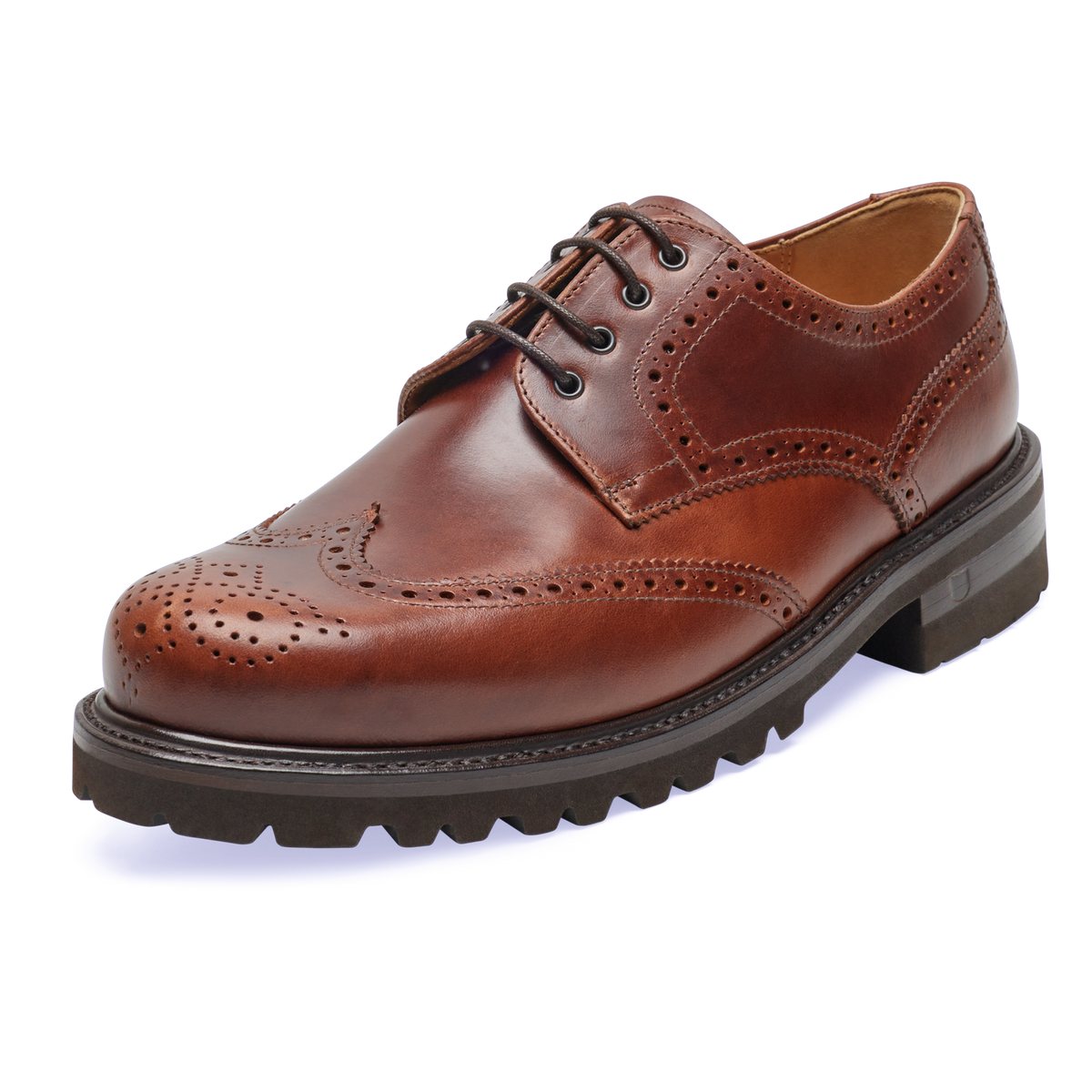 Henry Stevens Herren Businessschuhe Harry FBD5 - Mittelbraun