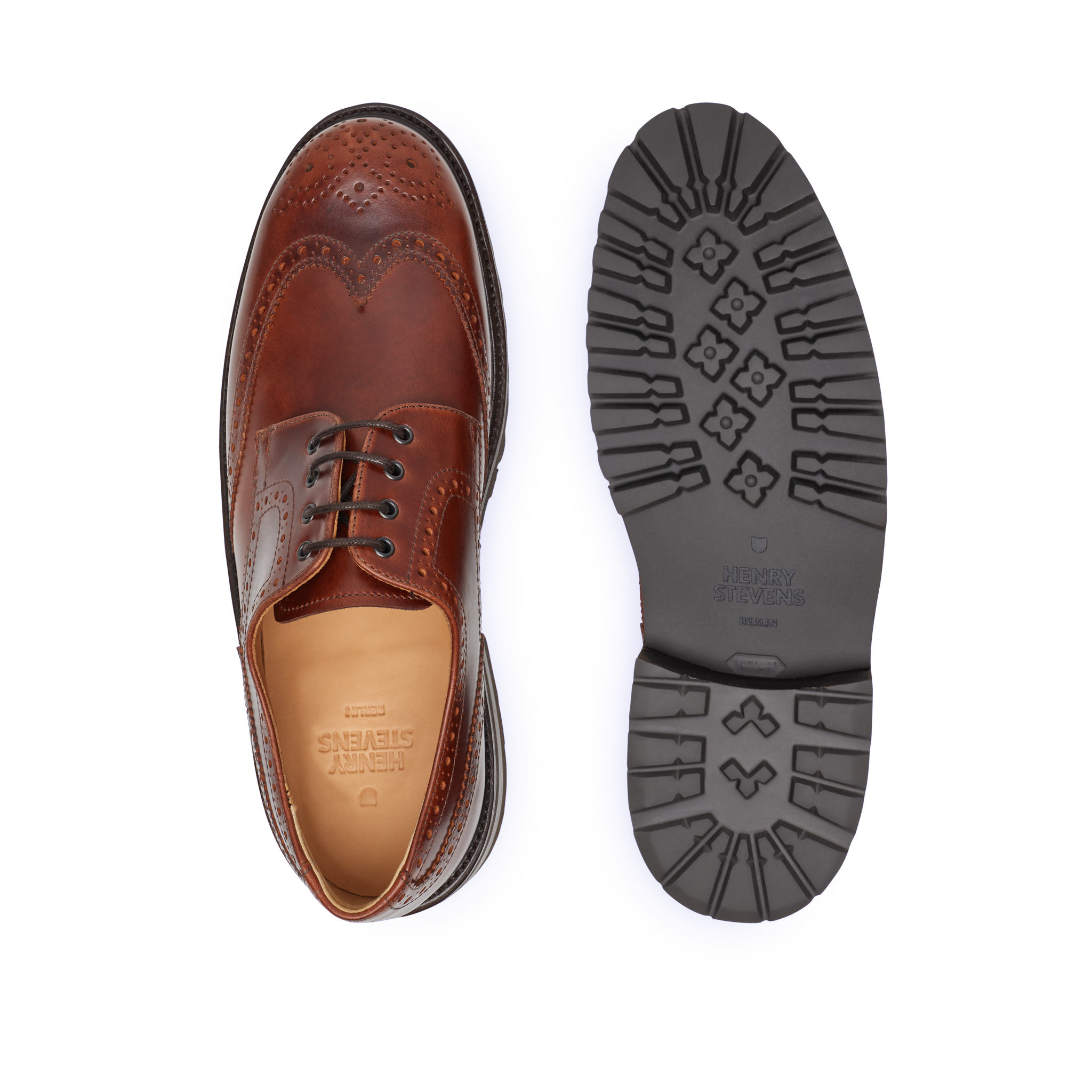 Henry Stevens Herren Harry FBD5 - Mittelbraun