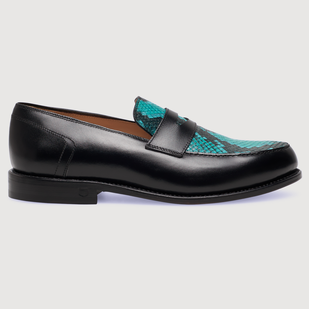 Henry Stevens Herren Loafer Haywood PL - Schwarz/Blau