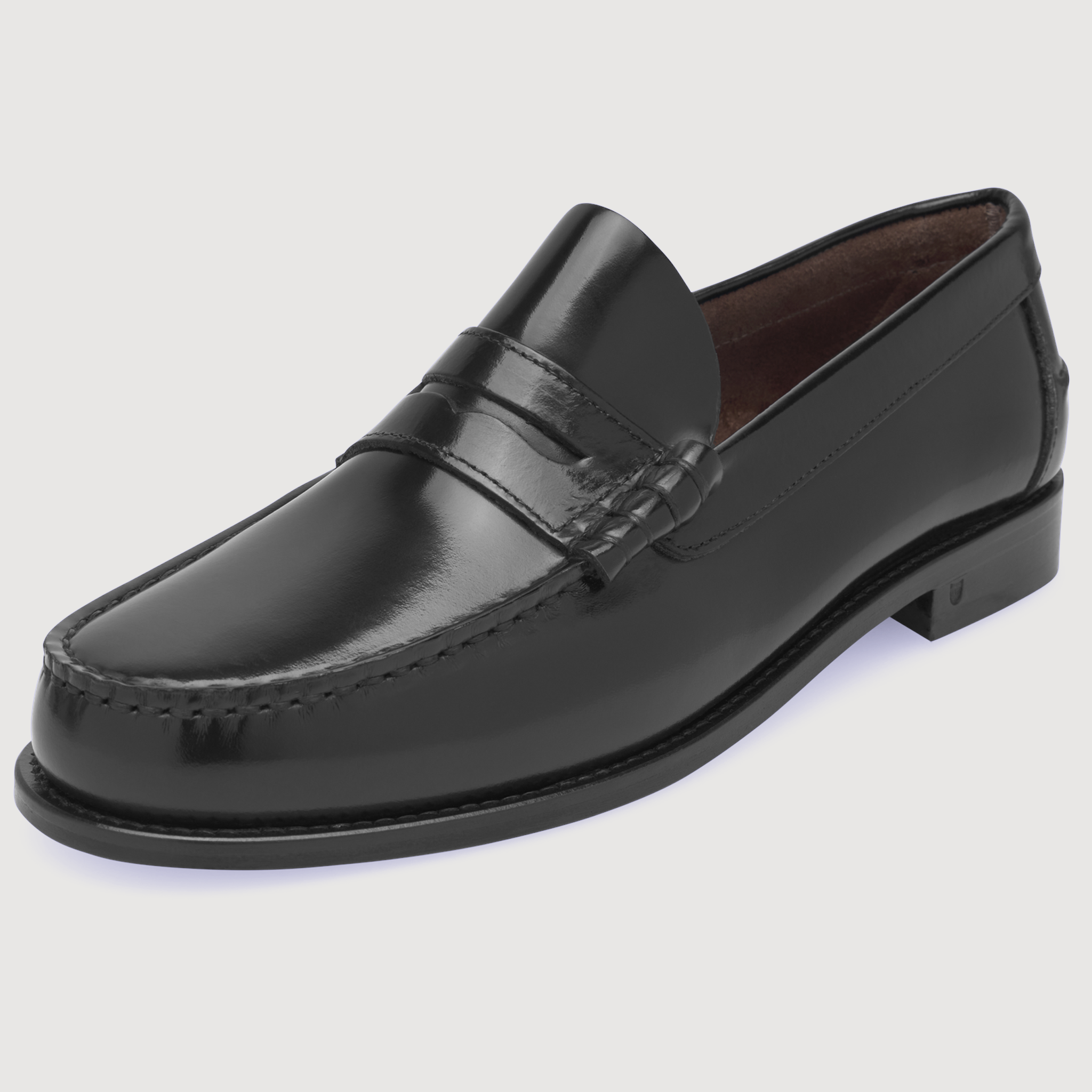 Henry Stevens Herren Loafer Hunter M PL - Schwarz