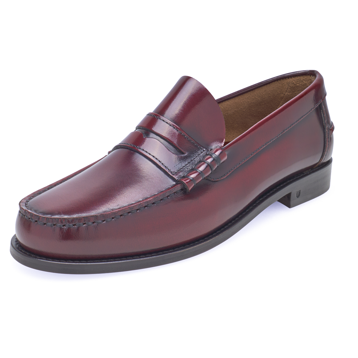 Henry Stevens Herren Loafer Hunter M PL - Bordeaux