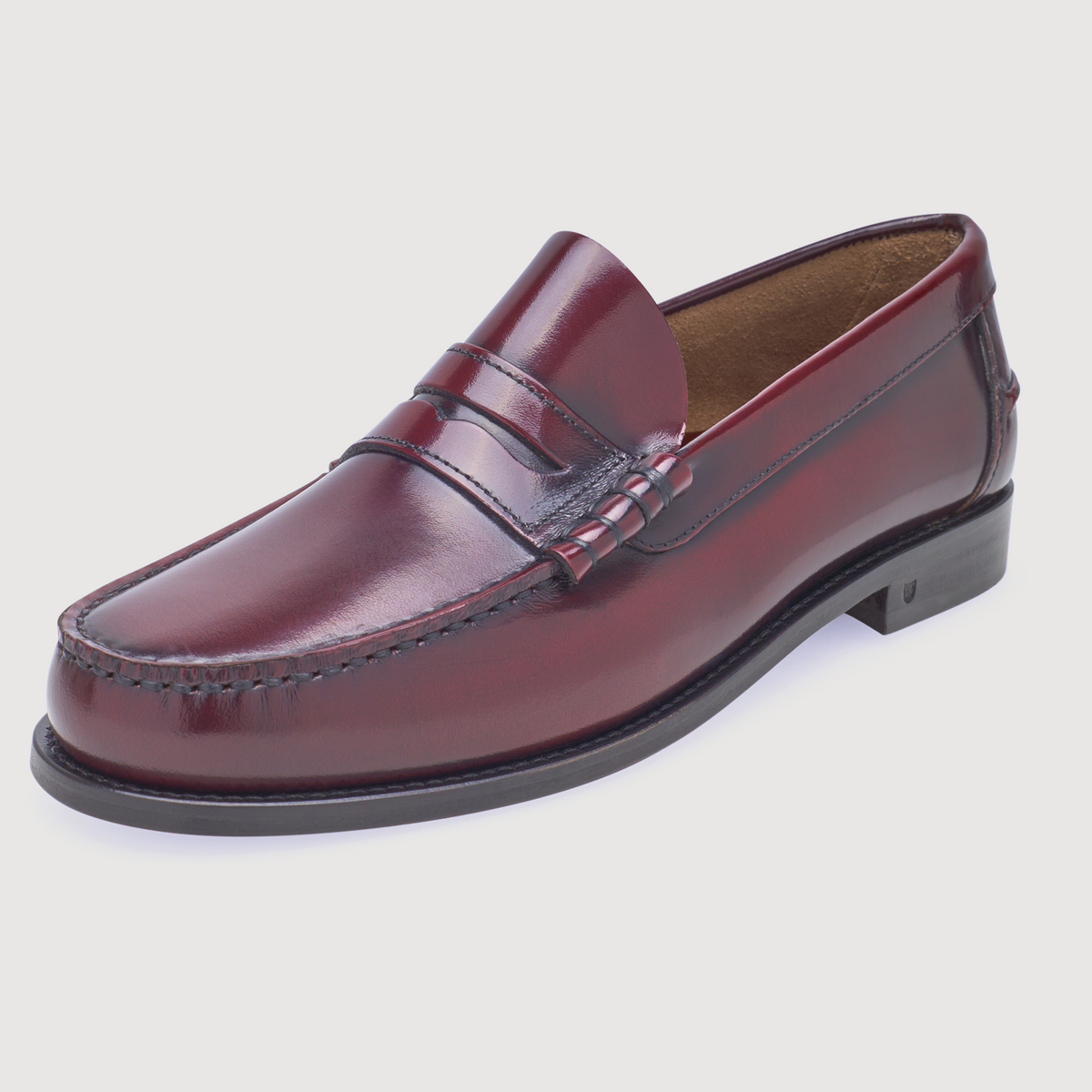 Henry Stevens Herren Loafer Hunter M PL - Bordeaux