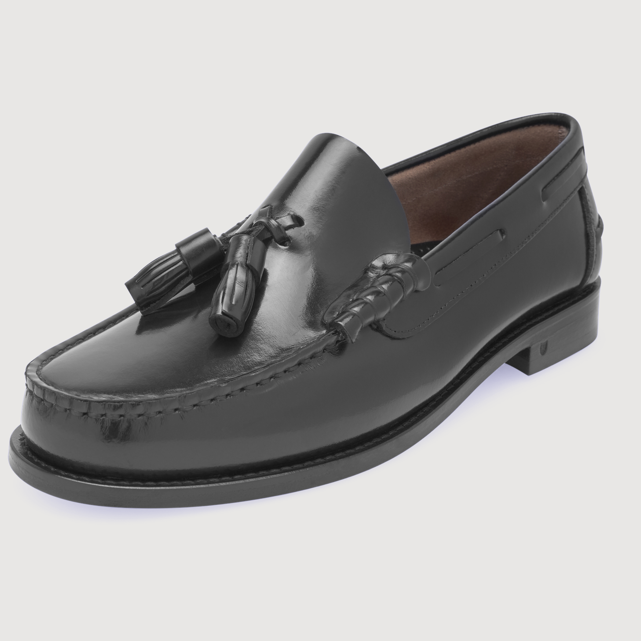 Henry Stevens Herren Loafer Hunter M TL - Schwarz
