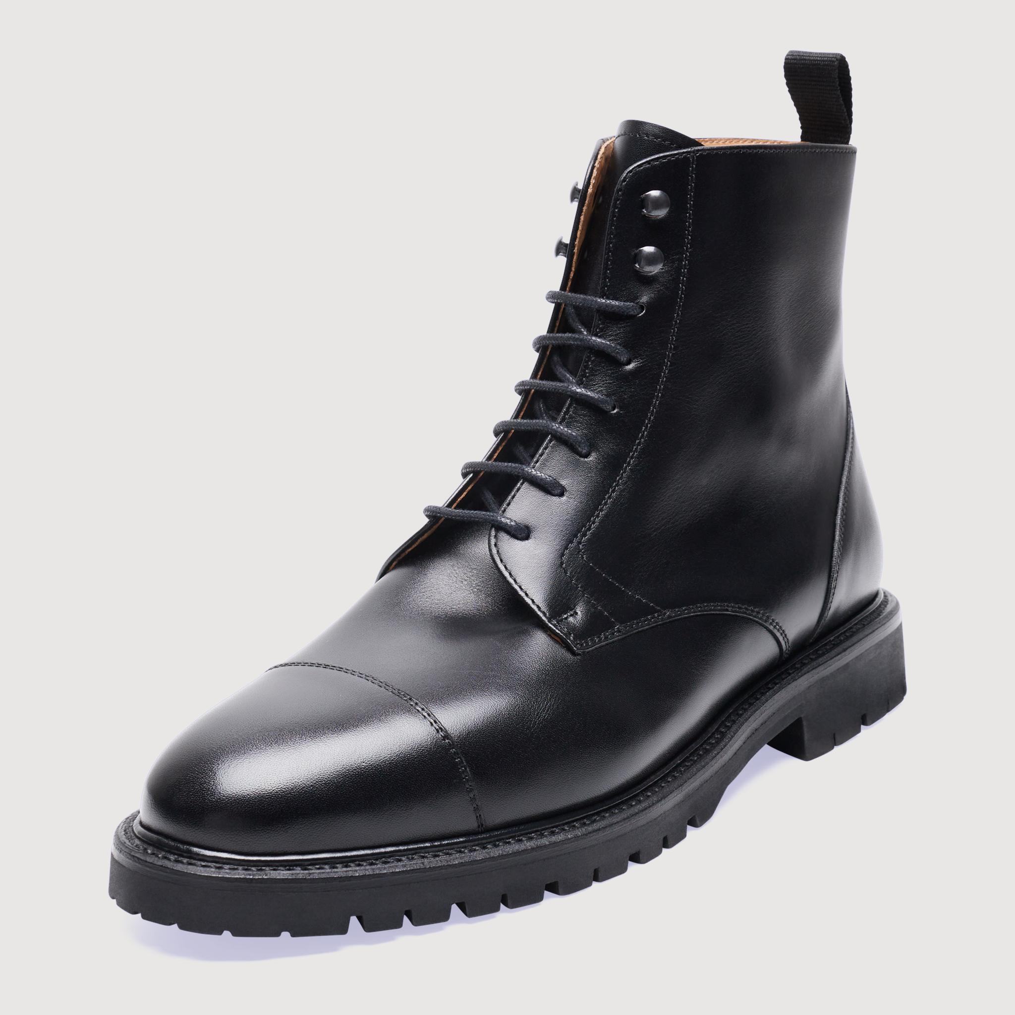 Henry Stevens Herren Stiefeletten Jones CDB3 - Schwarz