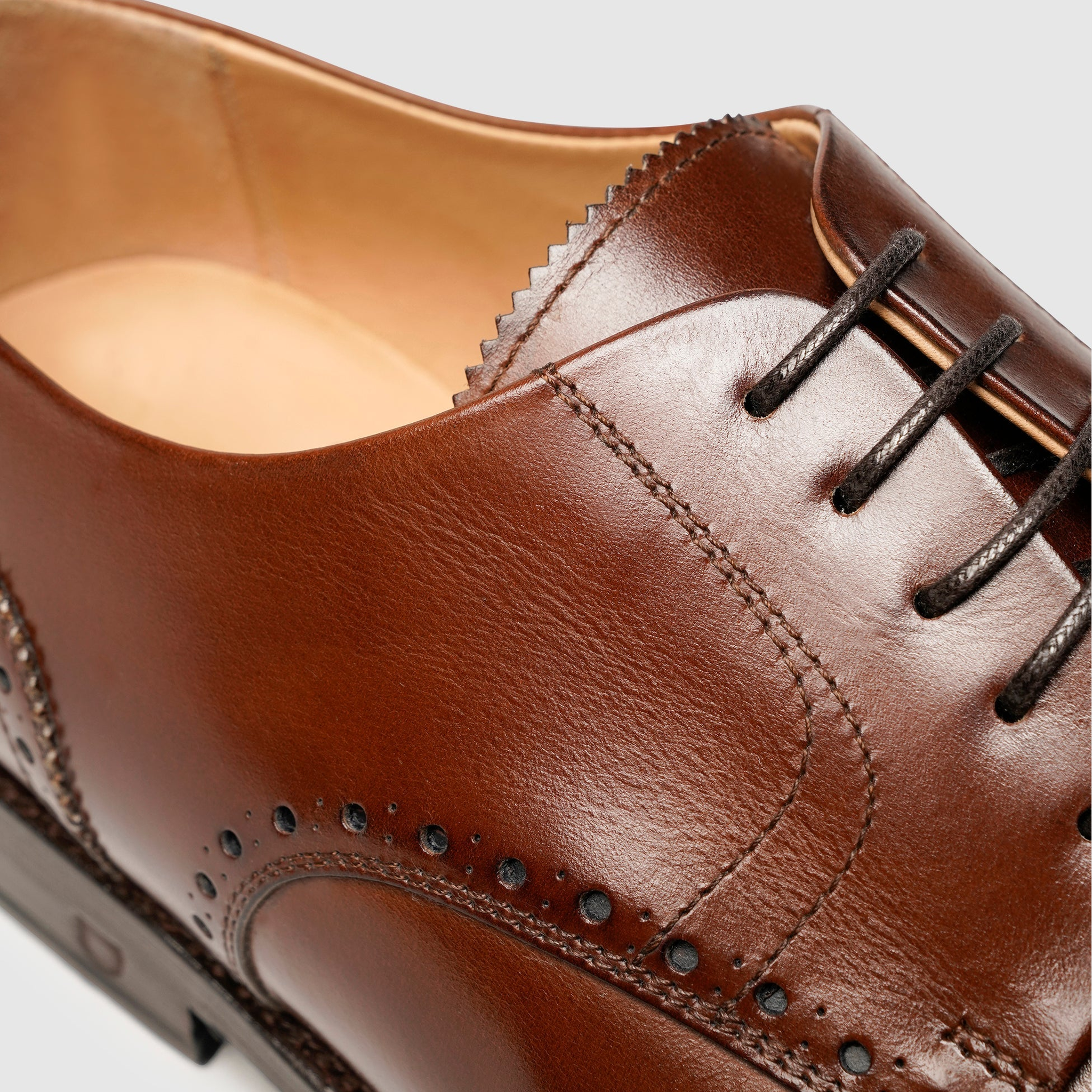 Henry Stevens Herren Jones FBD - Midbrown