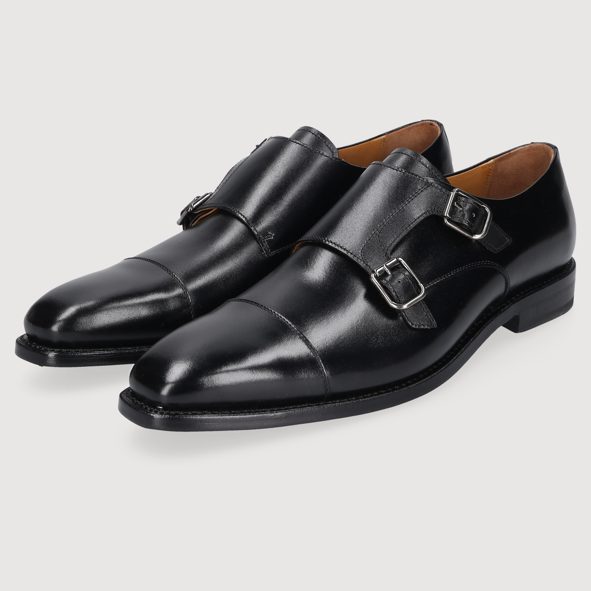 Henry Stevens Herren Businessschuhe Liam CDM - Schwarz