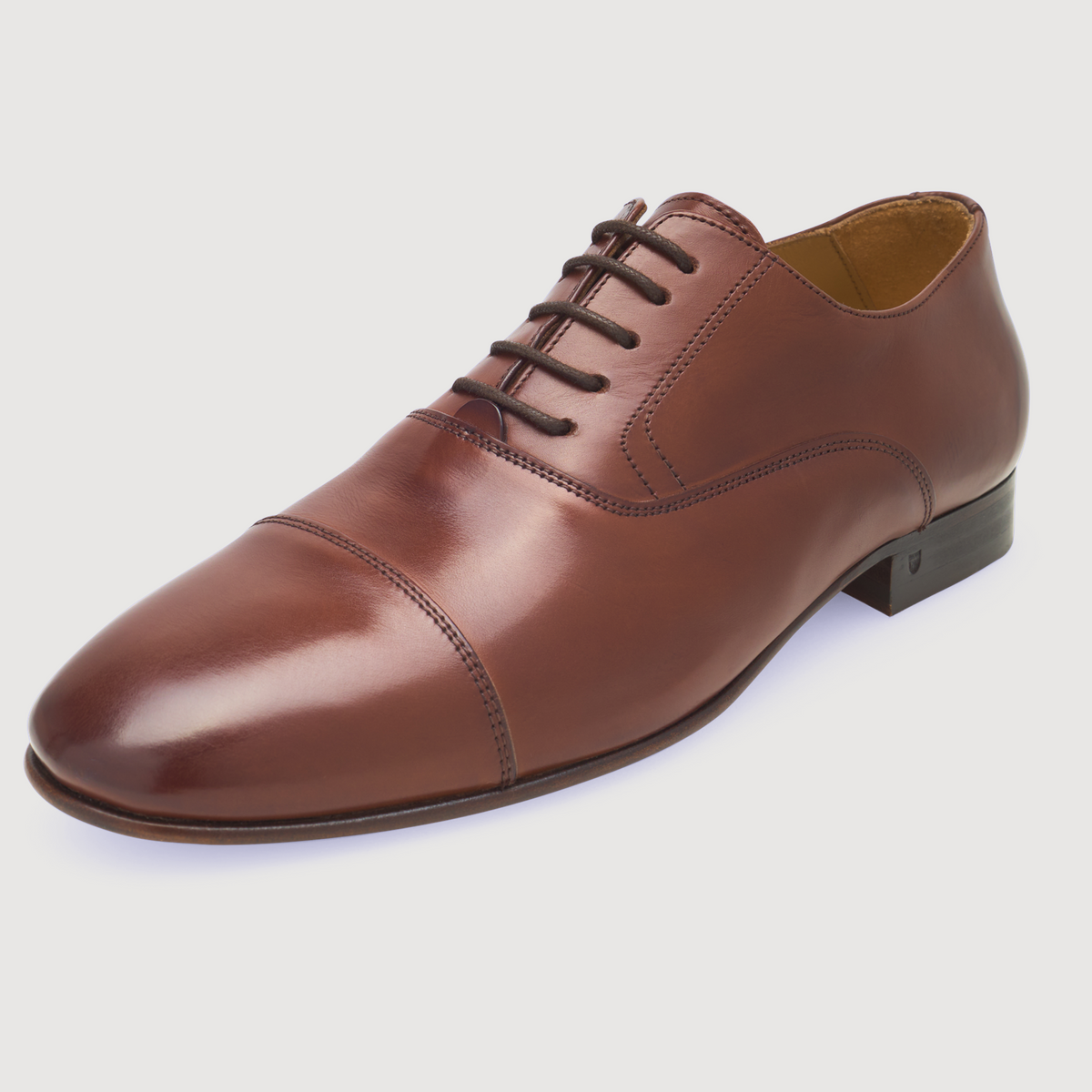 Henry Stevens Herren Businessschuhe Maxwell CO - Mittelbraun