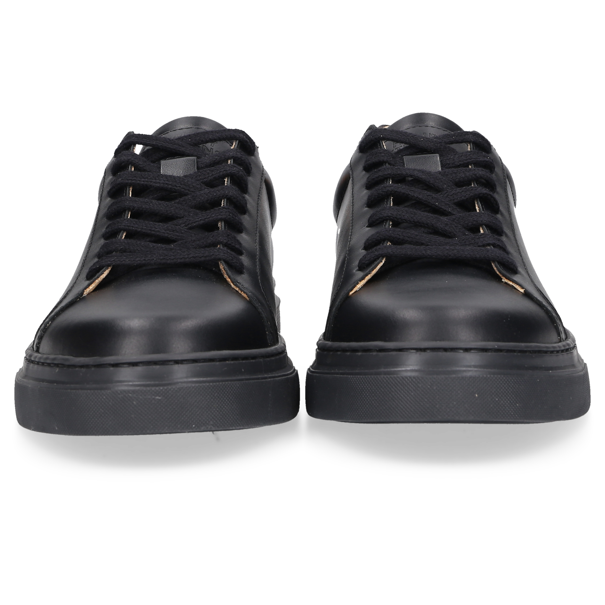 Henry Stevens Herren Sneaker Travis Plain Schwarz/Schwarz