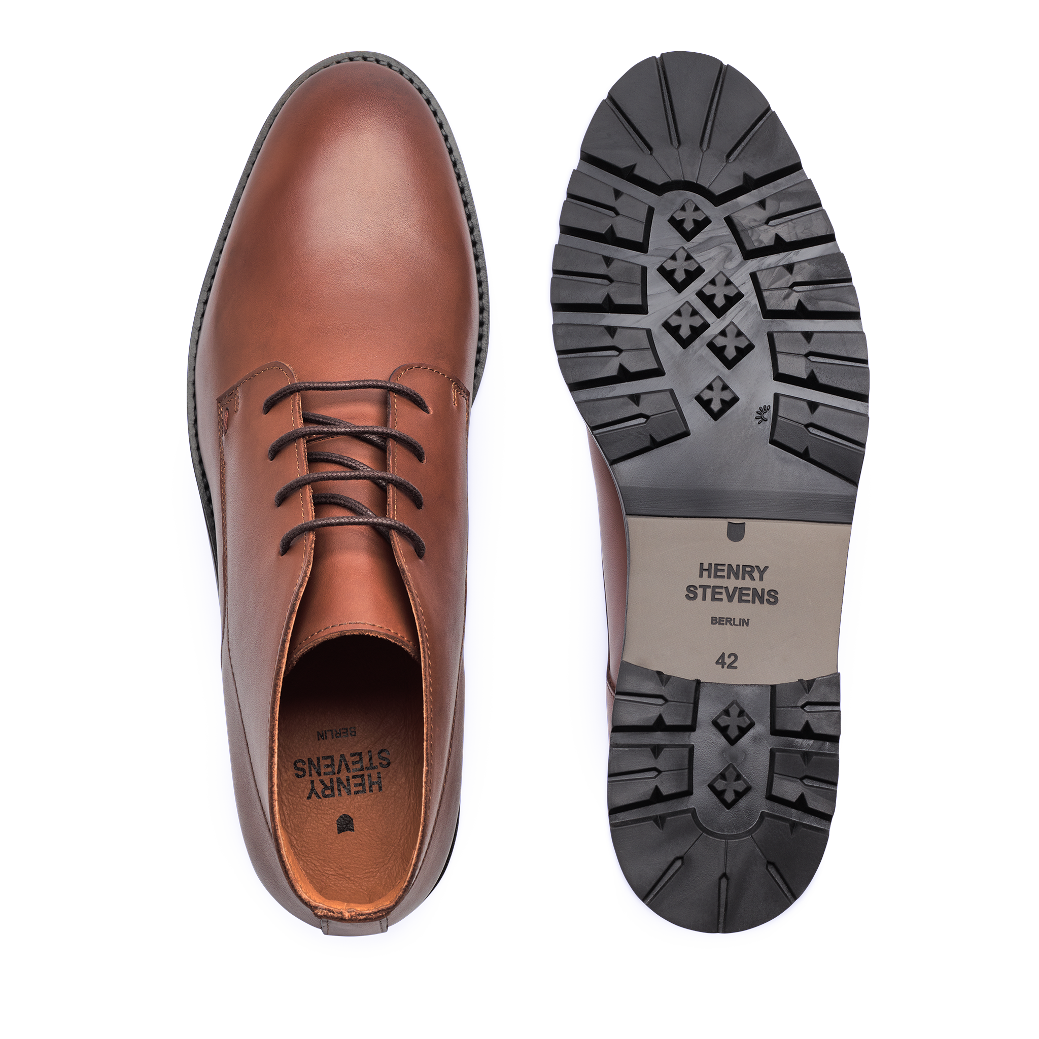 Henry Stevens Herren Wallace GB - Dunkelbraun