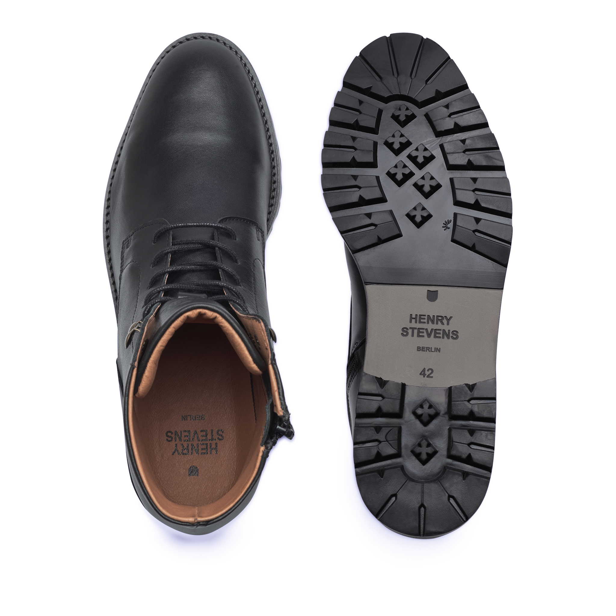 Henry Stevens Men's Wallace PDB - Black