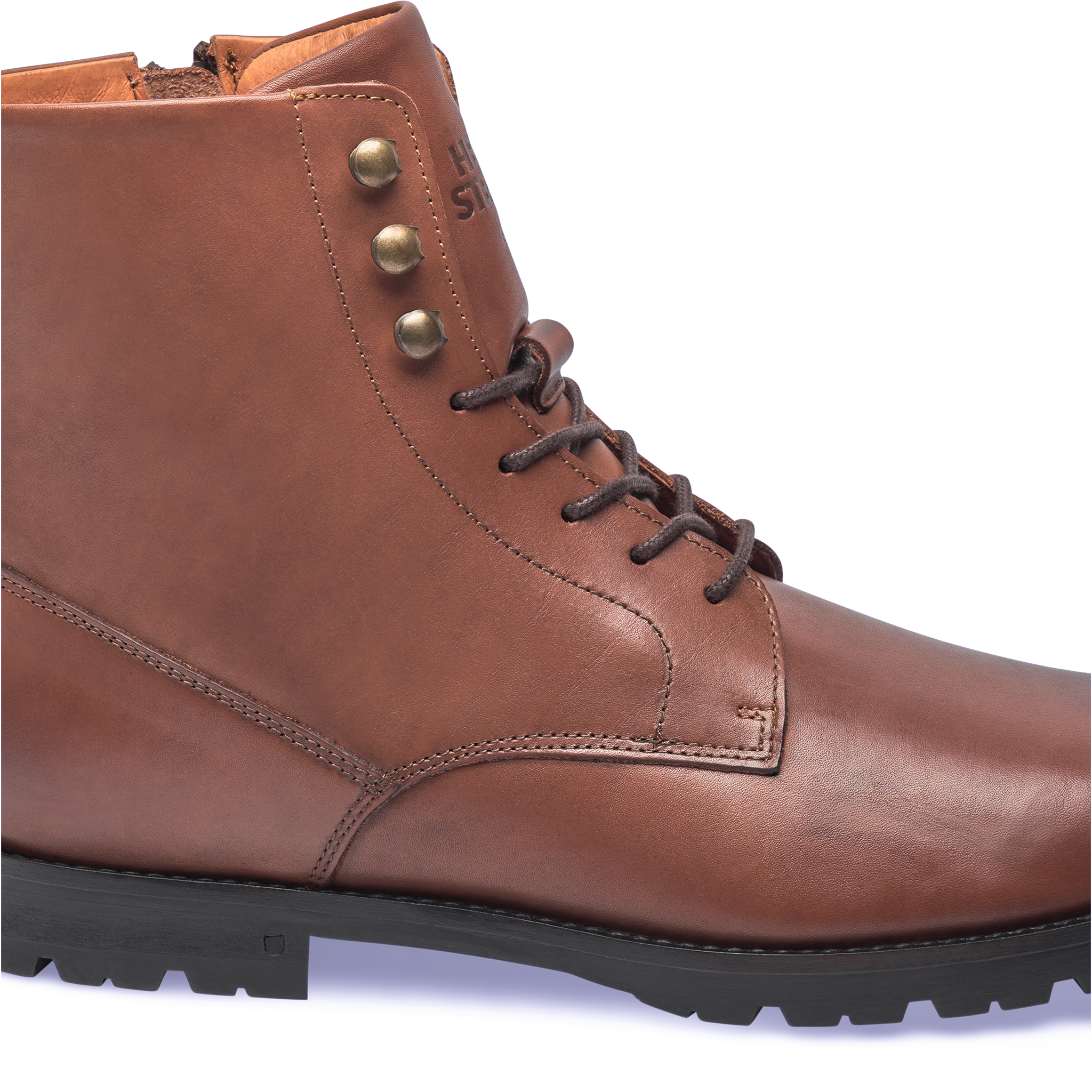 Henry Stevens Men's Wallace PDB - Dark Brown