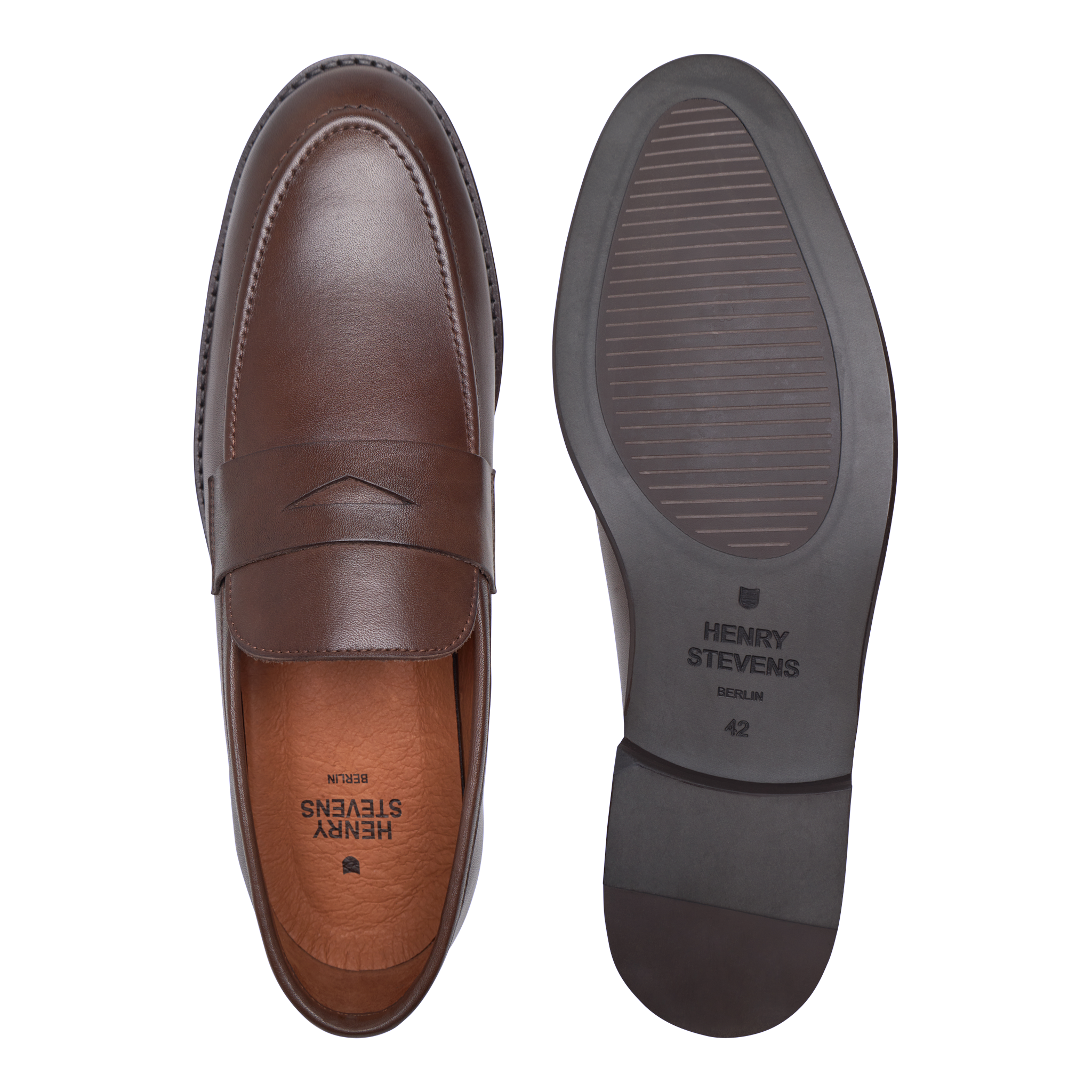 Henry Stevens Men's Wallace PL - Dark Brown