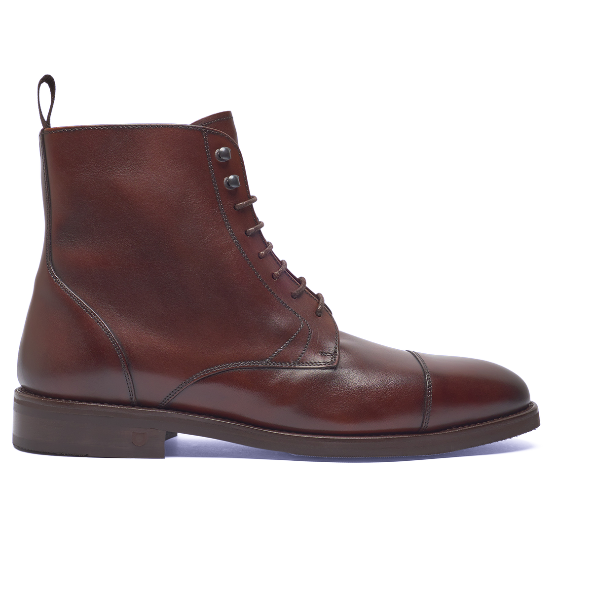 Henry Stevens Herren Stiefeletten Winston CDB2 - Schwarzbraun