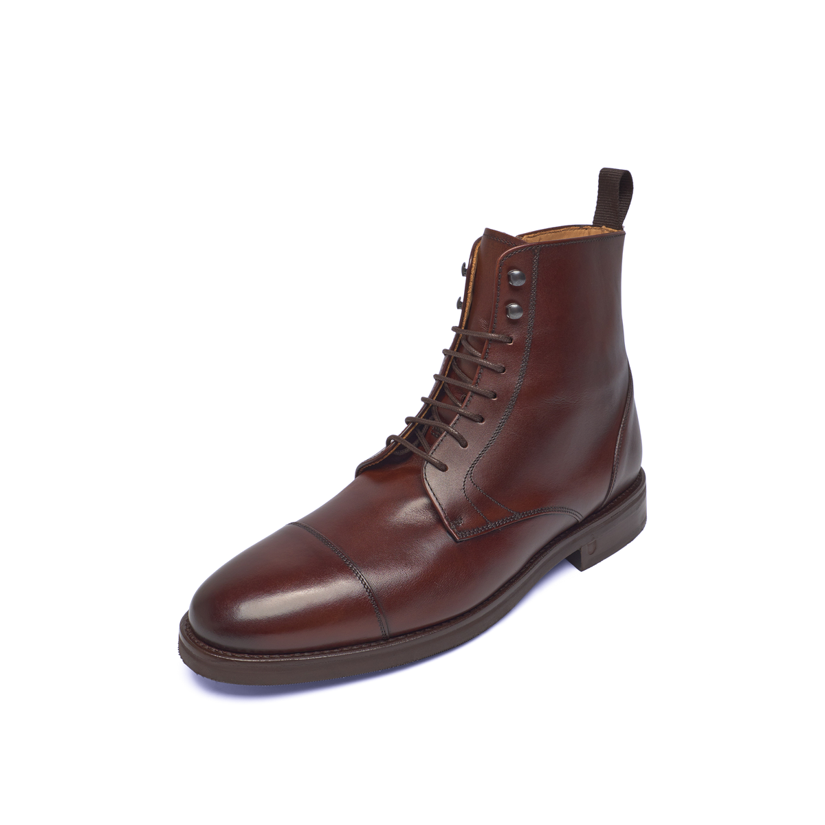 Henry Stevens Herren Stiefeletten Winston CDB2 - Schwarzbraun