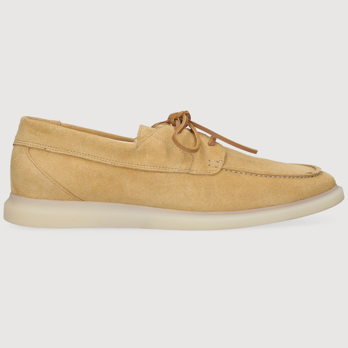 Henry Stevens Men's Boat Shoe Elia Plain Honey